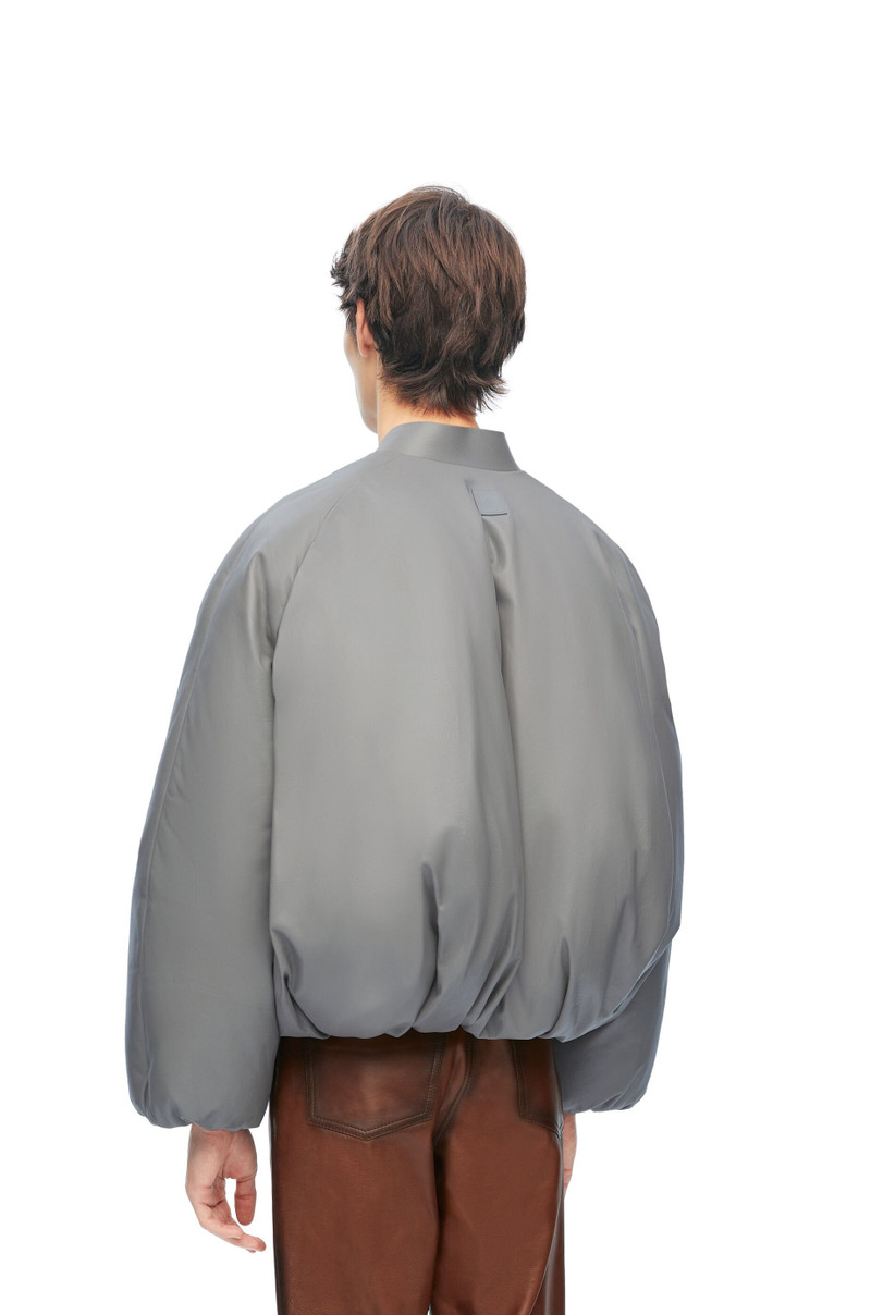 Padded bomber jacket in nappa lambskin 4