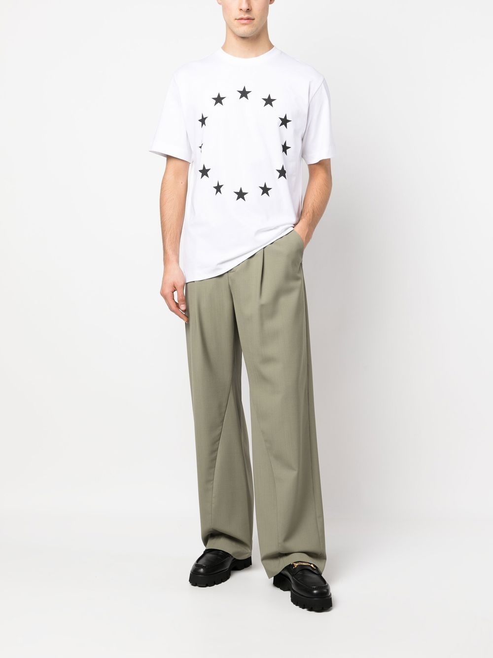 star-print organic cotton T-shirt - 2