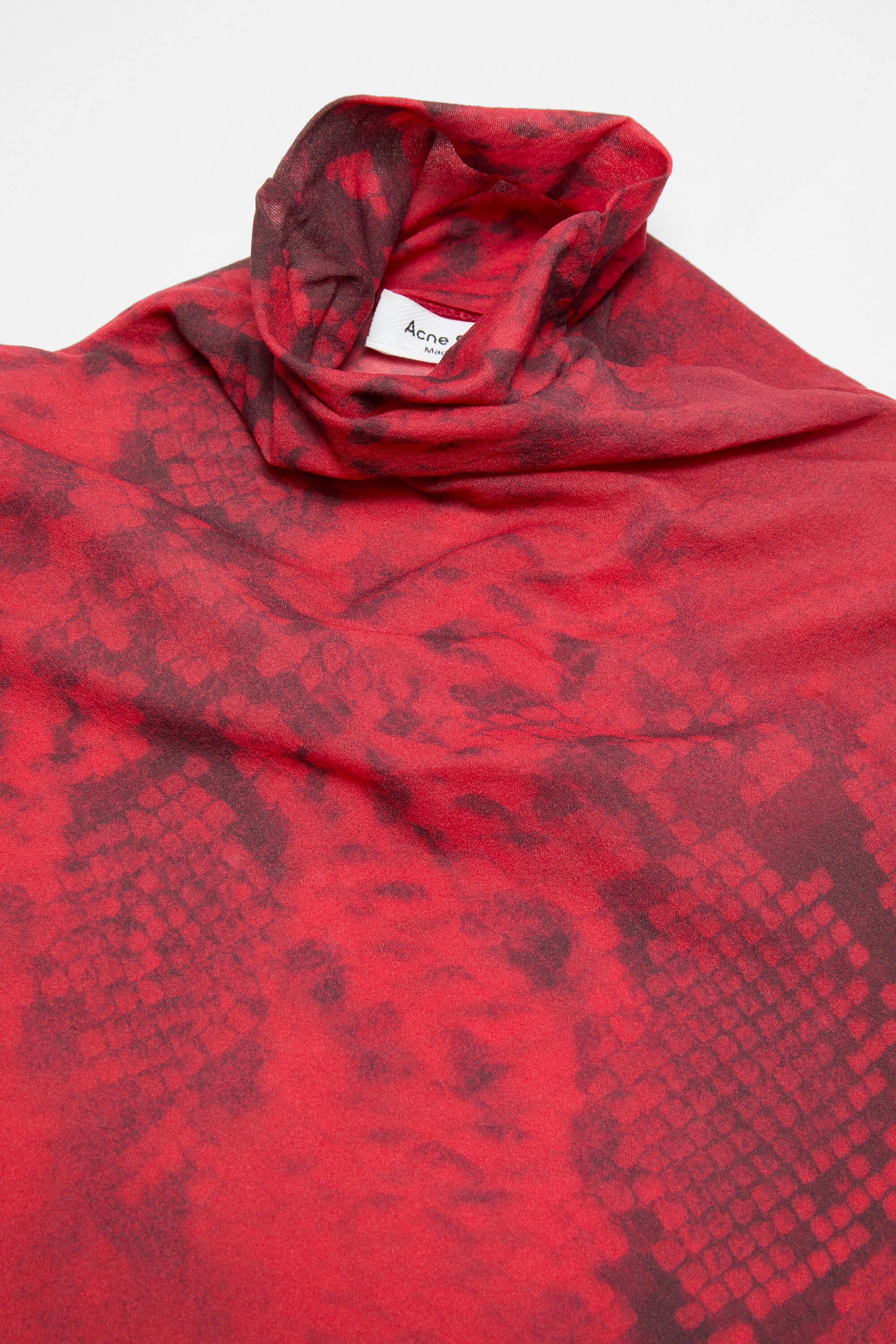 Printed seamless t-shirt - Red - 4