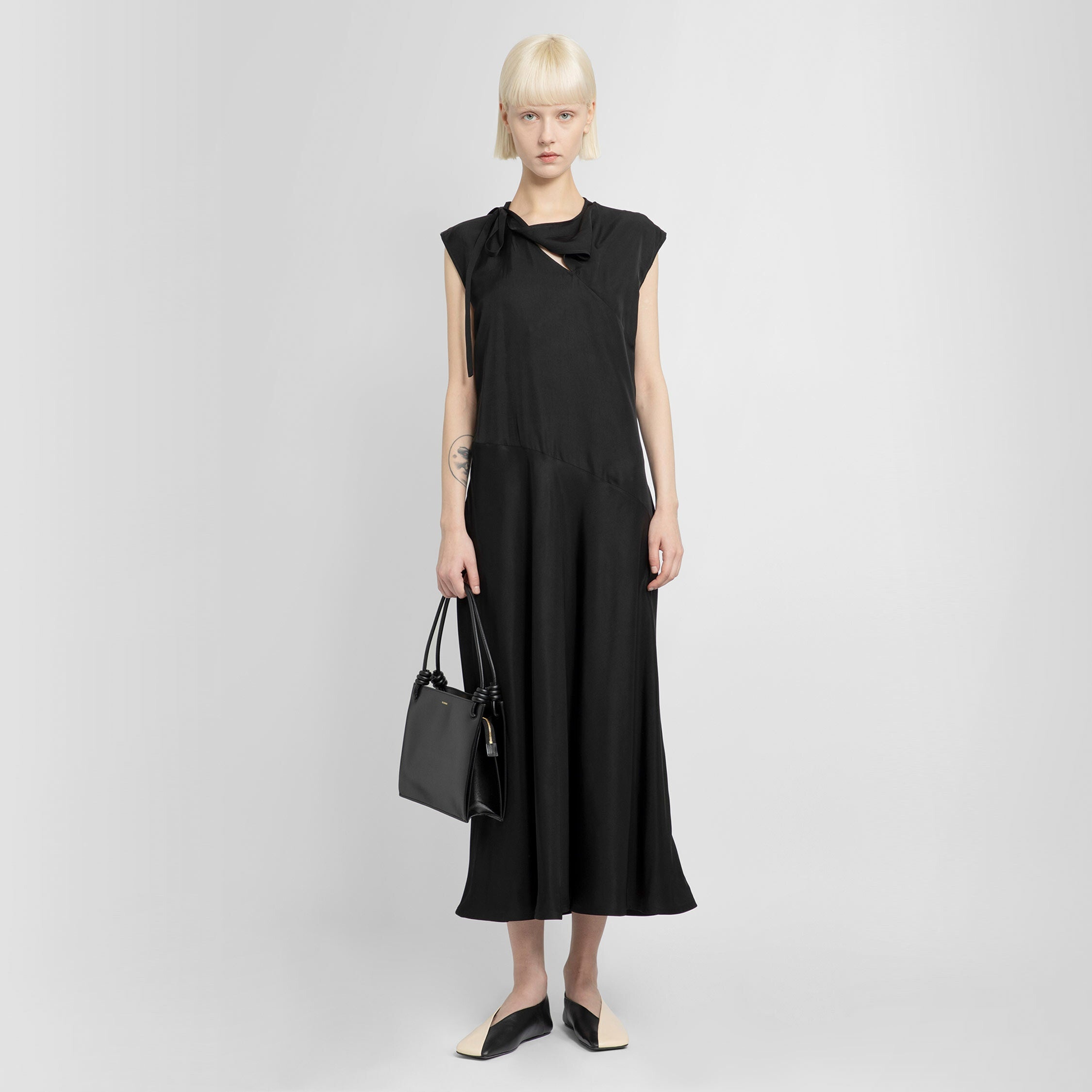 JIL SANDER WOMAN BLACK DRESSES - 4