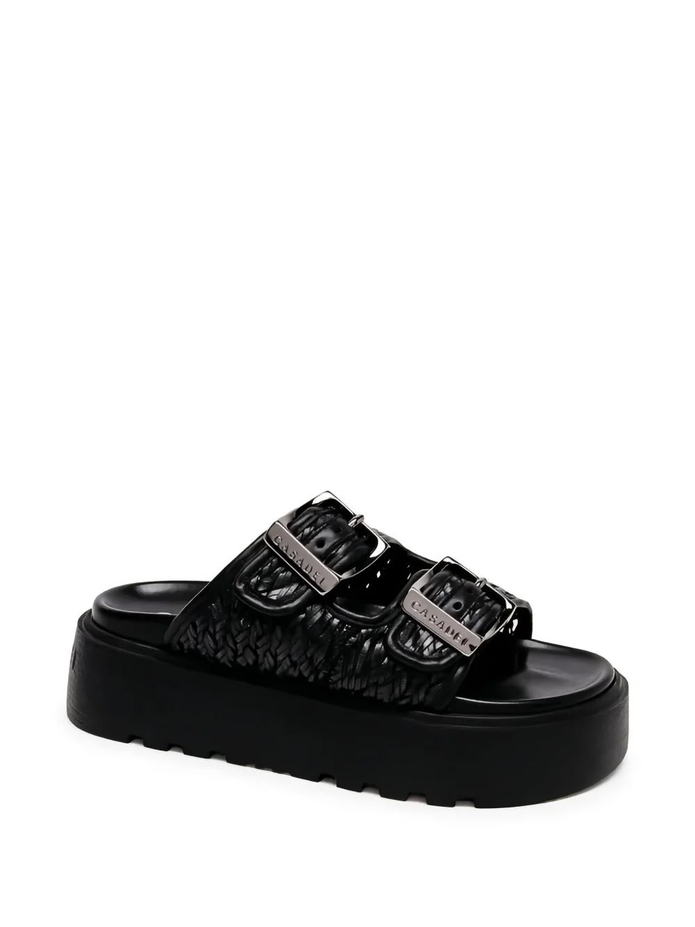 Suncity woven buckle-strap sandals - 1