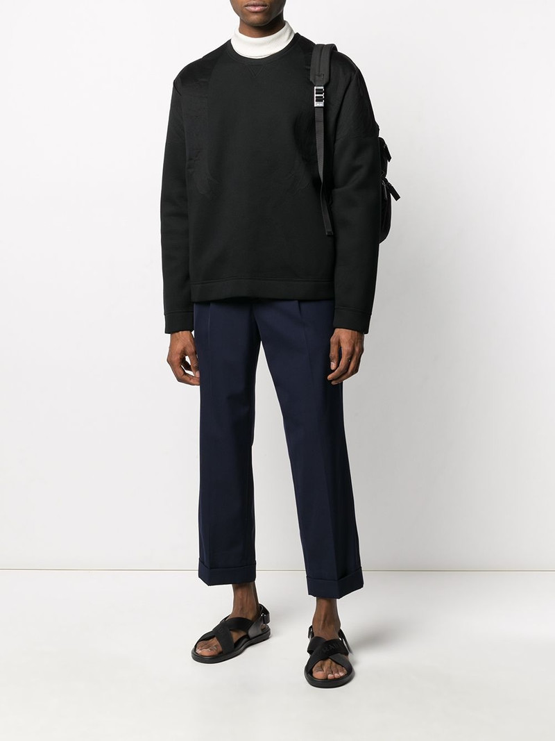 Valentino Rockstud Eagle crewneck sweatshirt outlook