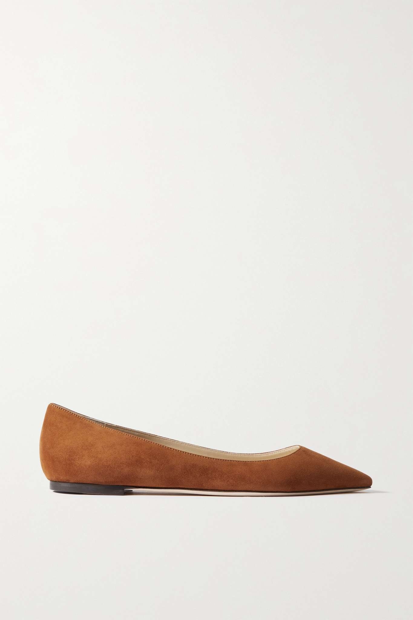 Romy suede point-toe flats - 1
