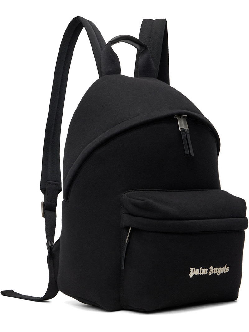 Palm Angels Black Classic Logo Backpack outlook