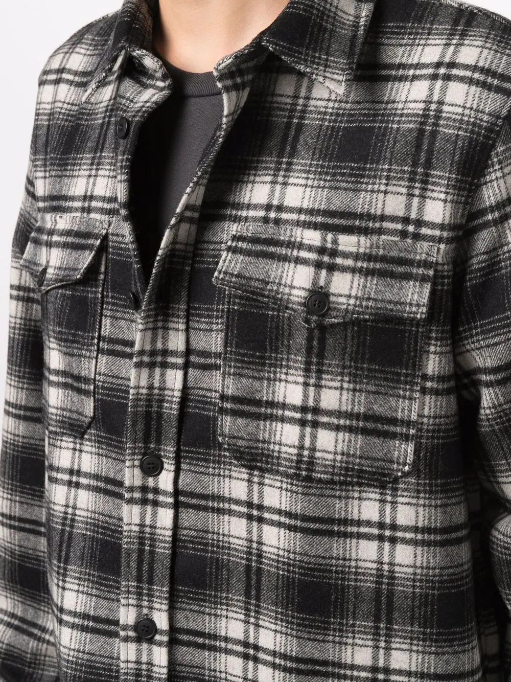 checked long-sleeve shirt - 5