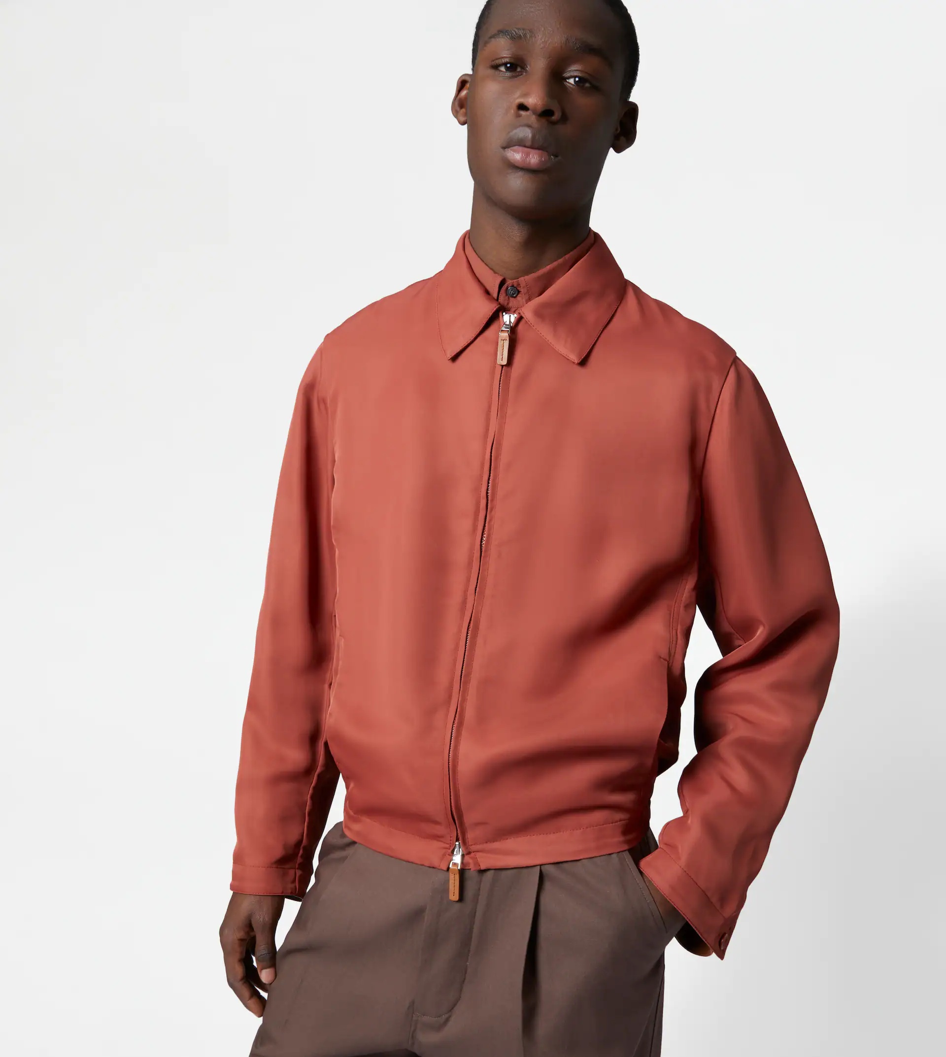 BLOUSON JACKET - ORANGE - 7