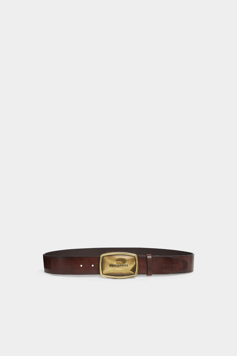 DSQUARED2 VINTAGE LOGO PLAQUE BELT - 2