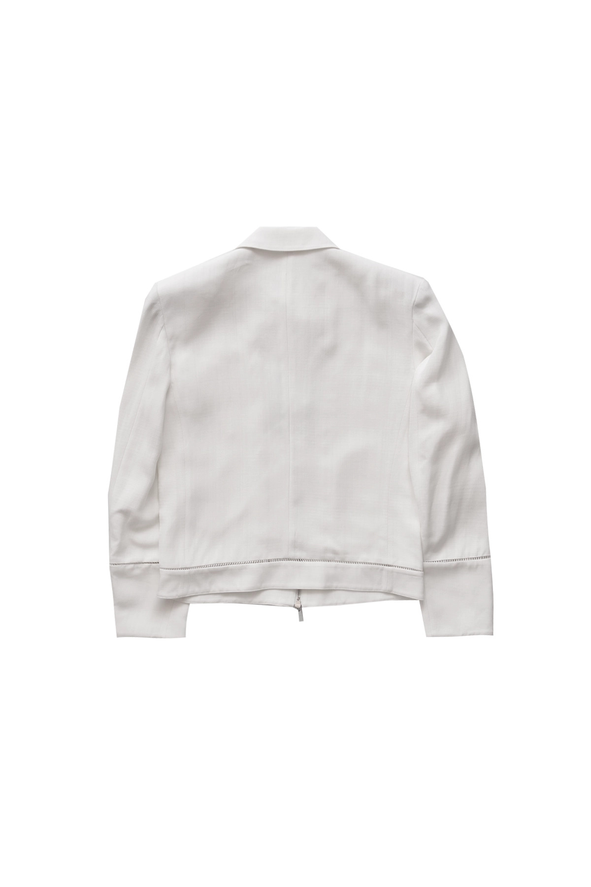 Helmut Lang Zip Border Jacket Antique White - 2