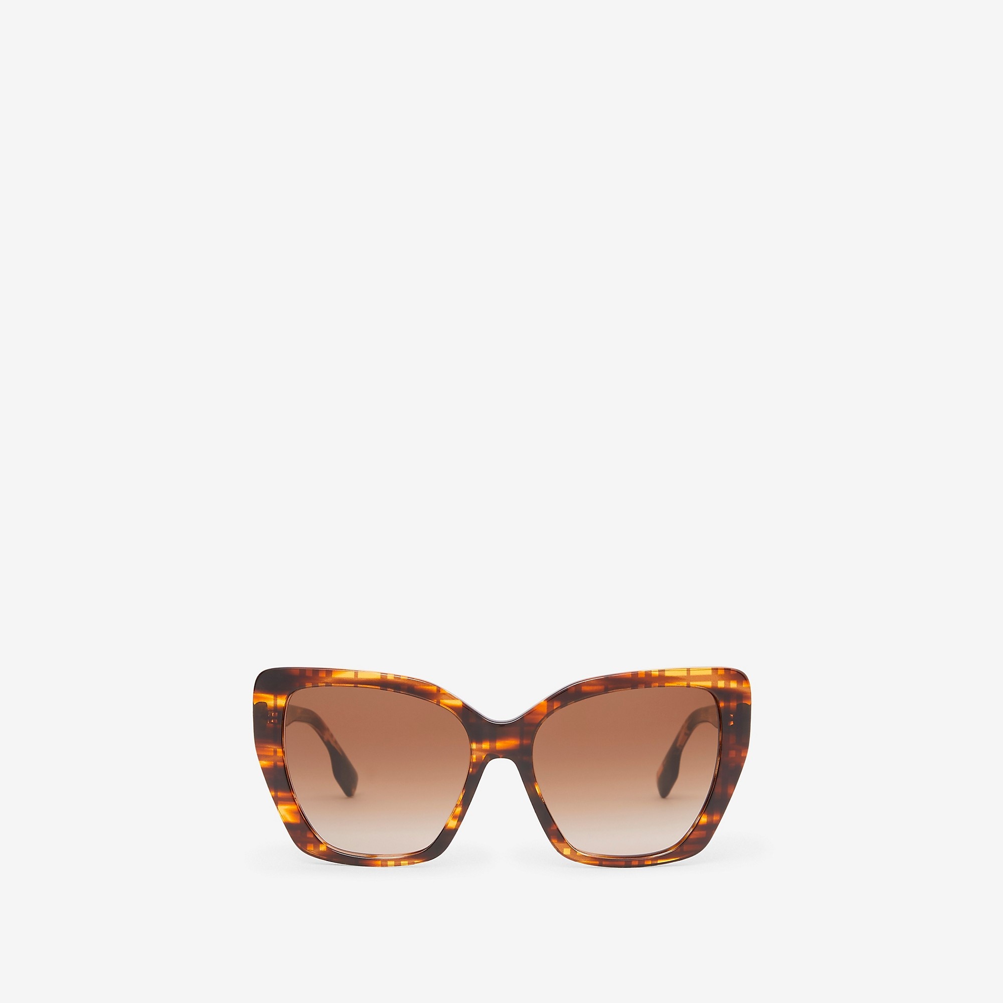 Check Cat-eye Frame Sunglasses - 1