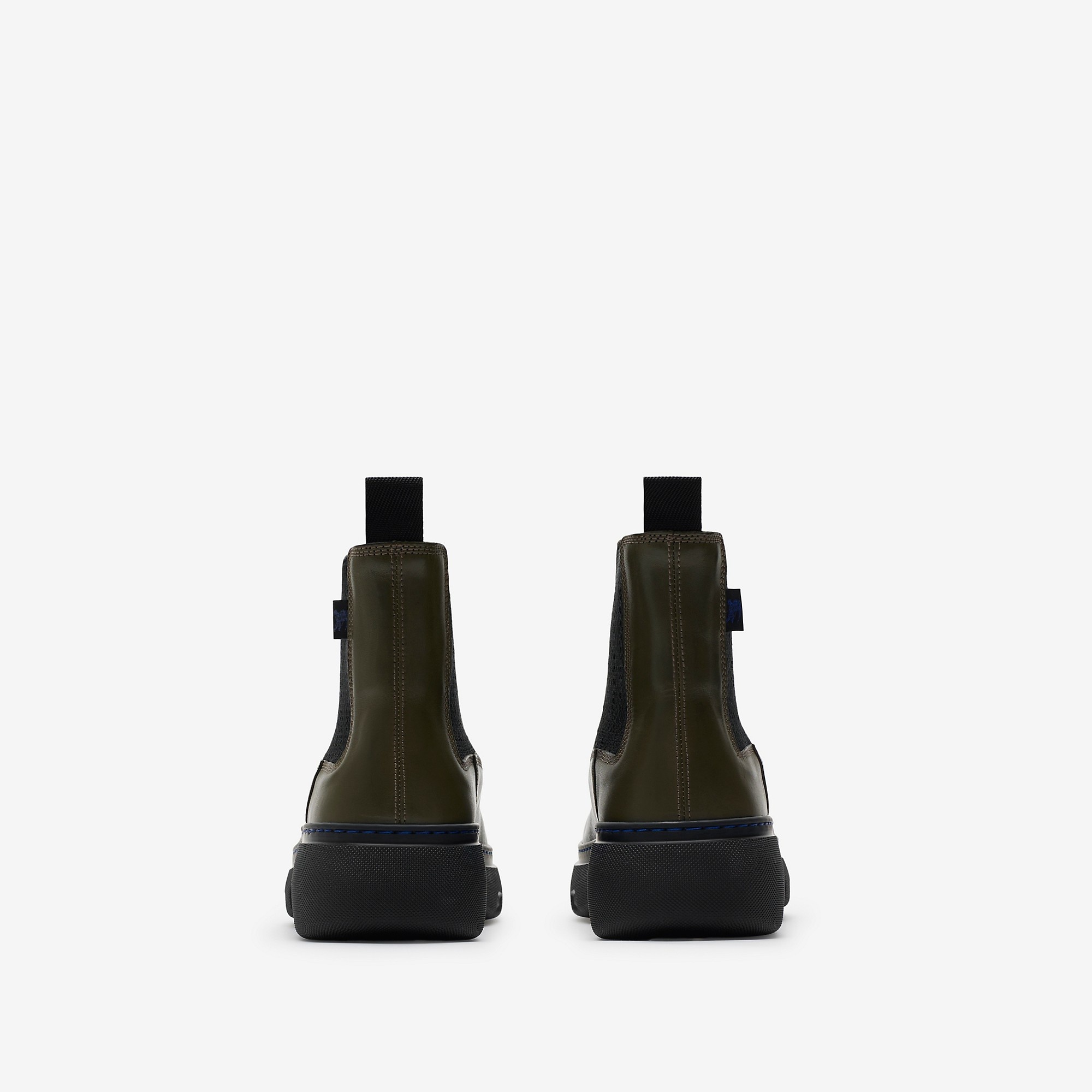 Leather Creeper Low Chelsea Boots - 4