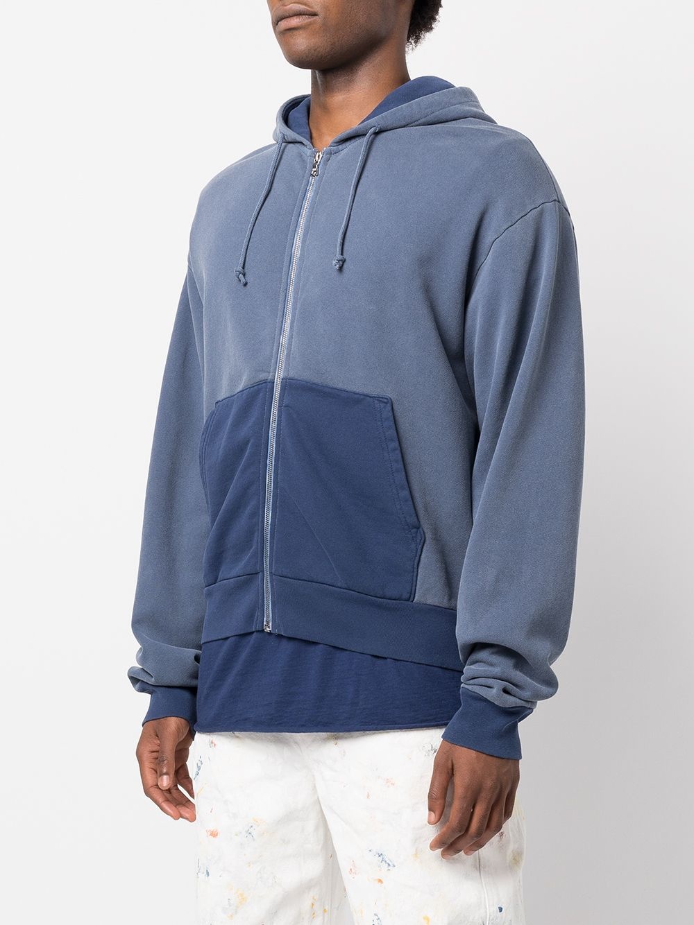 1992 zip-up cotton hoodie - 3