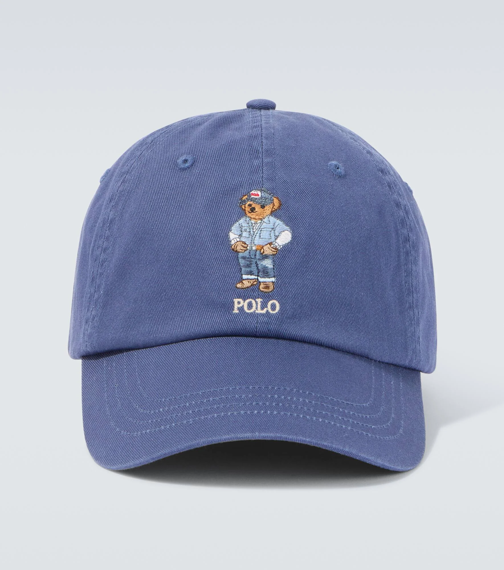 Polo Bear cotton twill baseball cap - 1