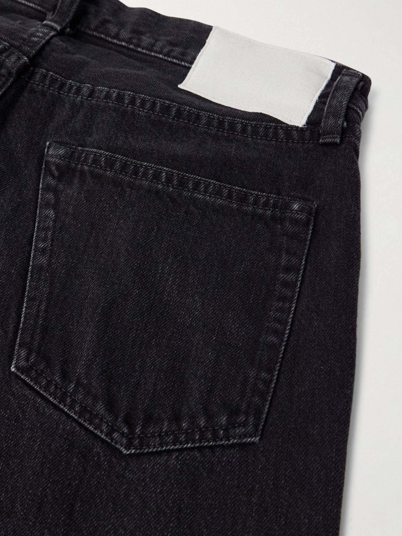 Vintage Reproduction Tapered Jeans Black - 5
