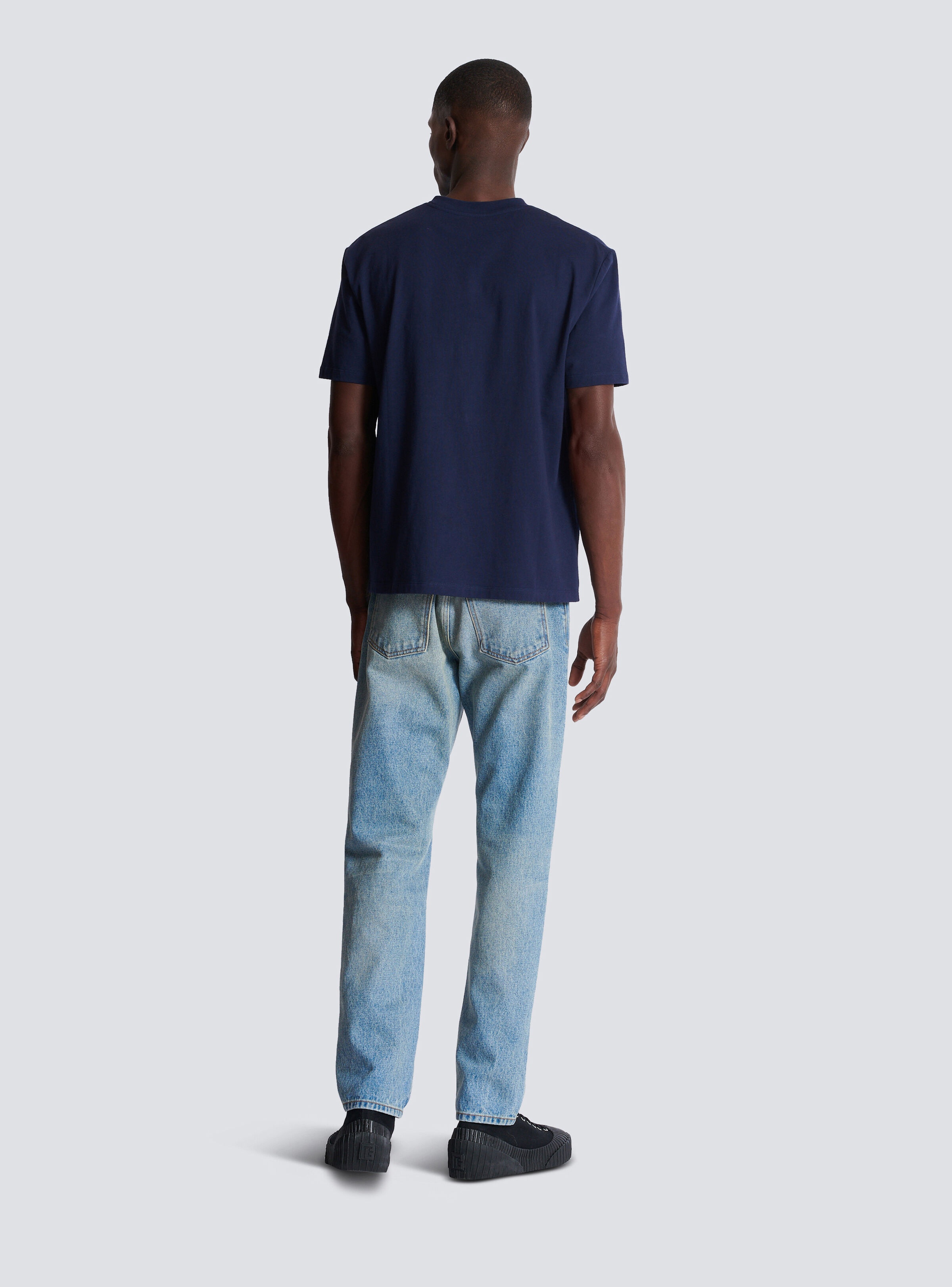 T-shirt with Balmain Paris print - 4