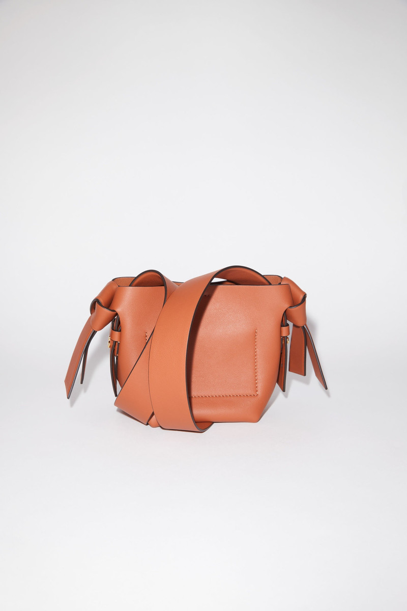 Micro leather bag - Almond brown 3