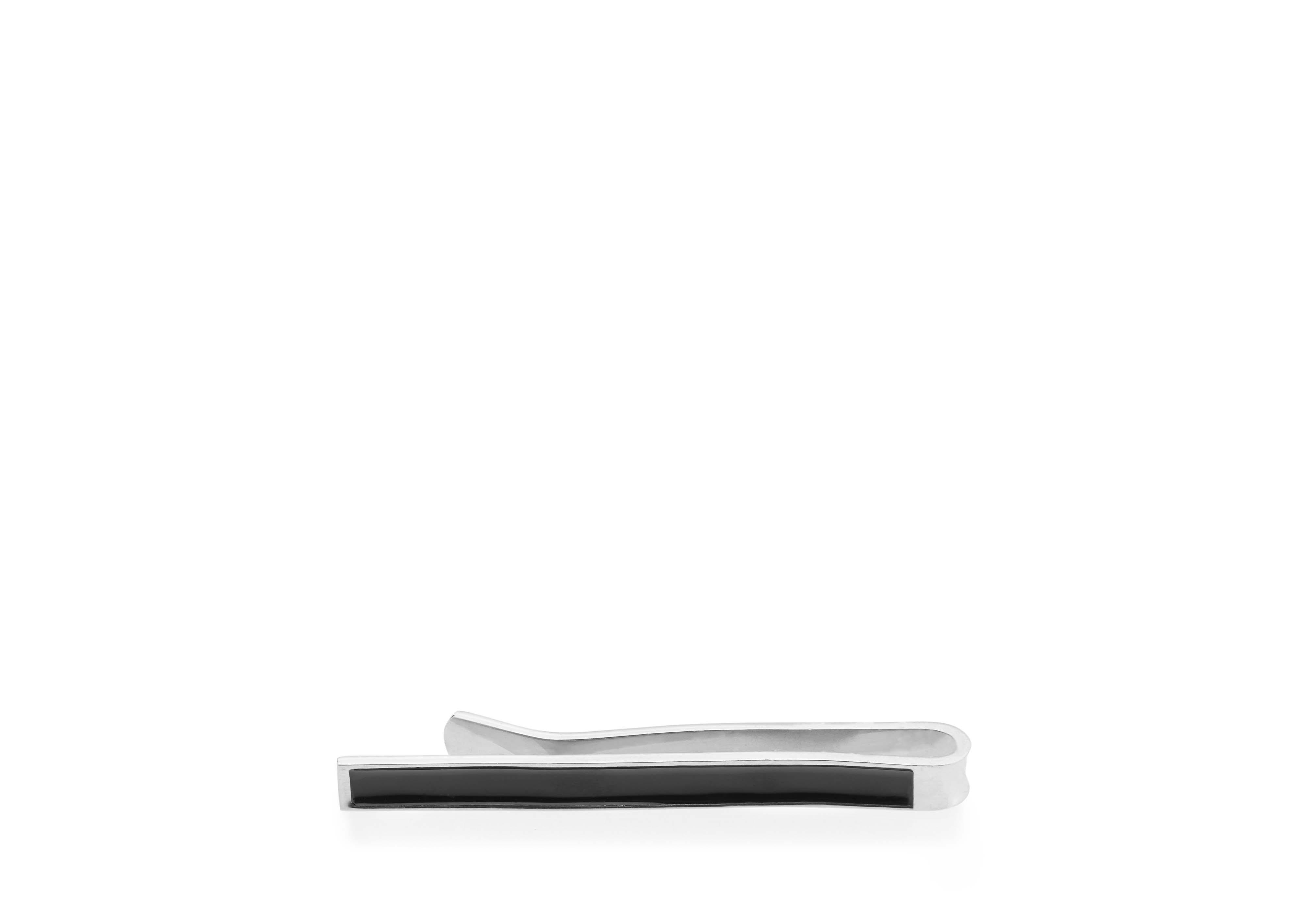 WHITE GOLD TIE BAR - 4