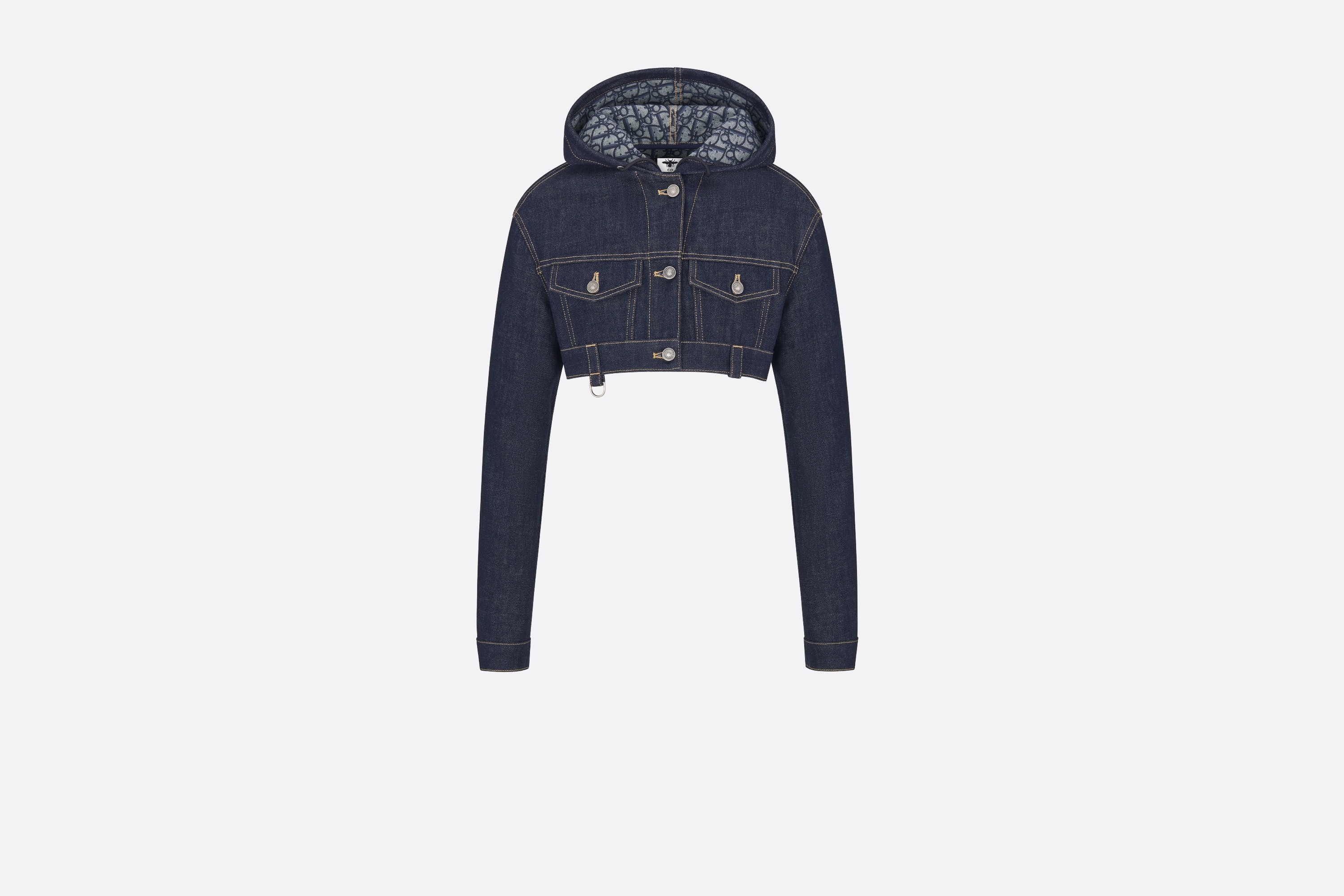 Cropped Hooded Jacket - 1