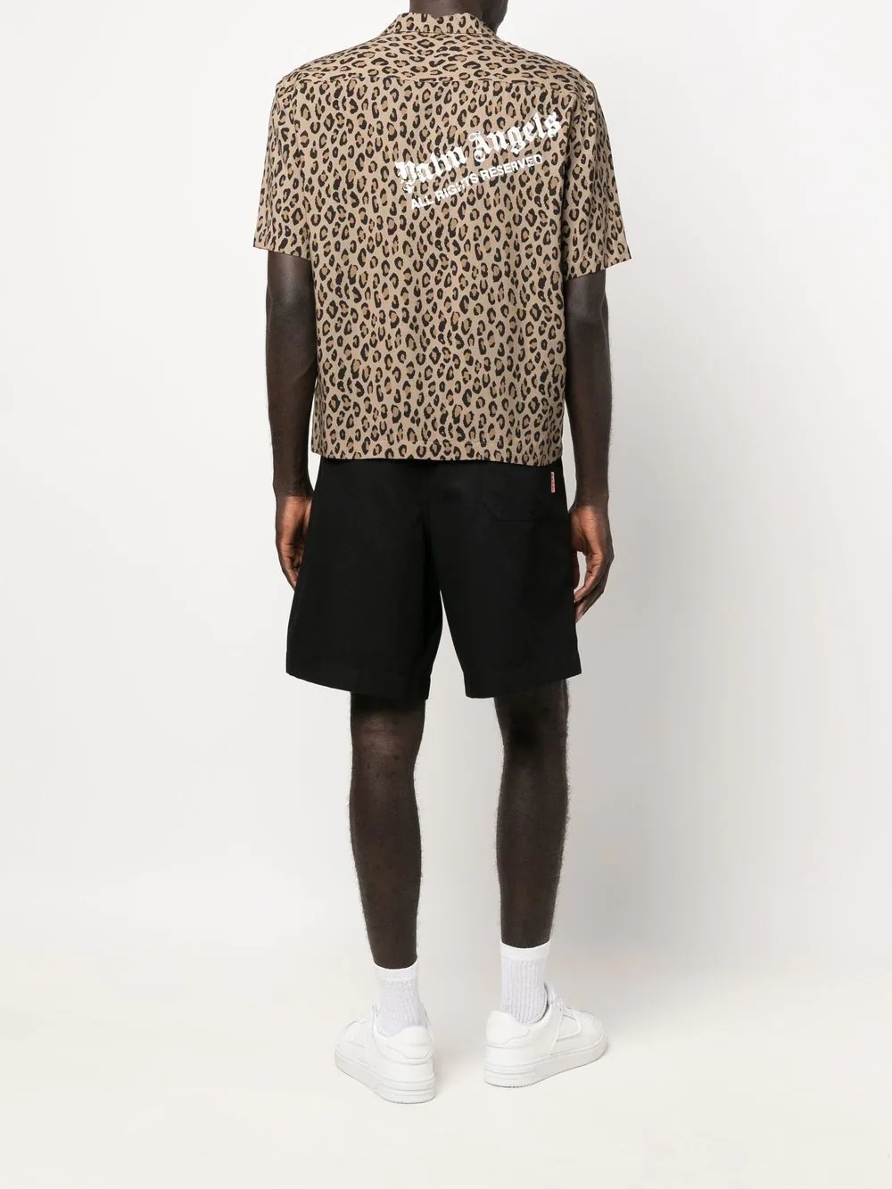 leopard-print short-sleeve shirt - 2