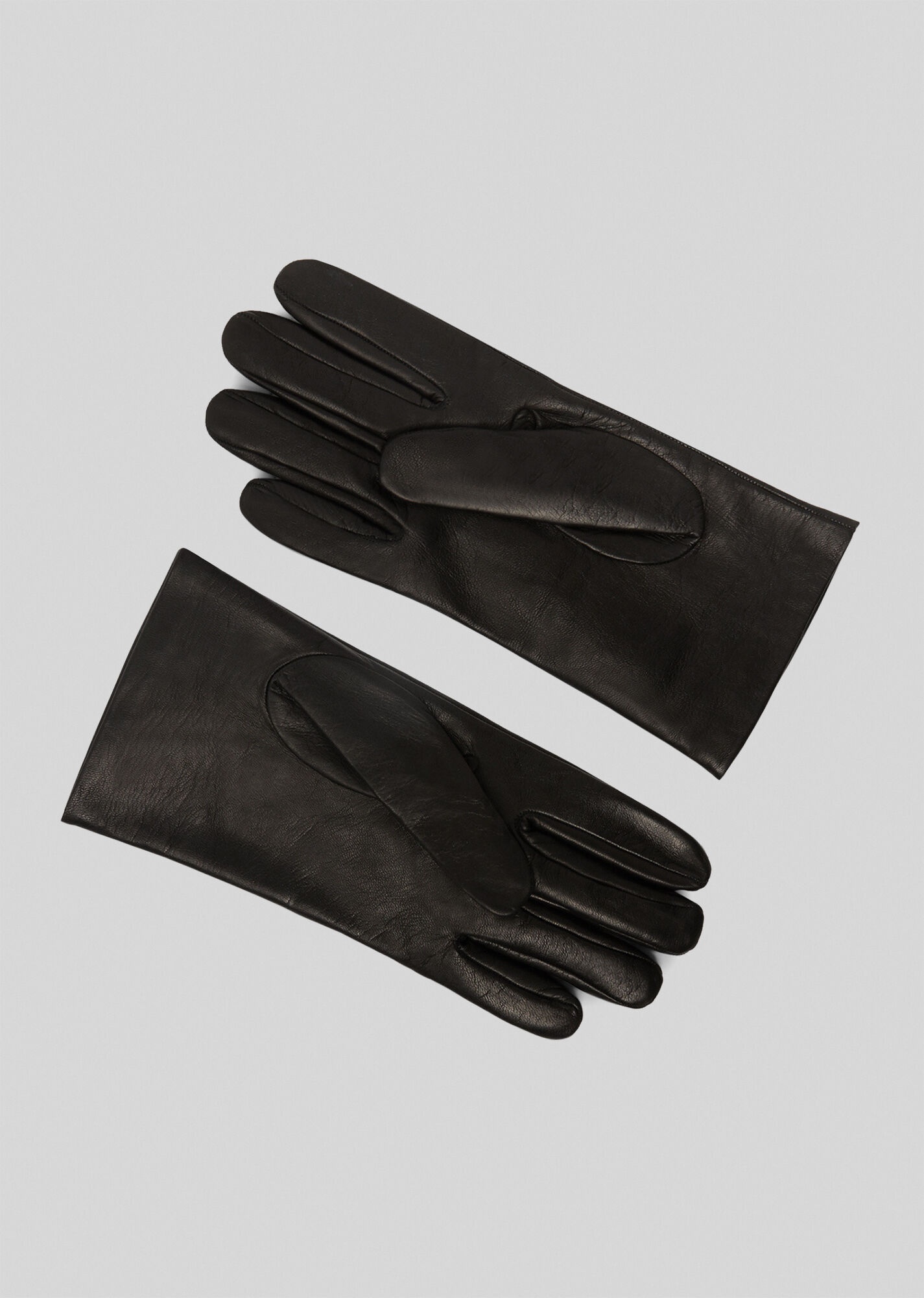 GV Signature Motif Leather Gloves - 2