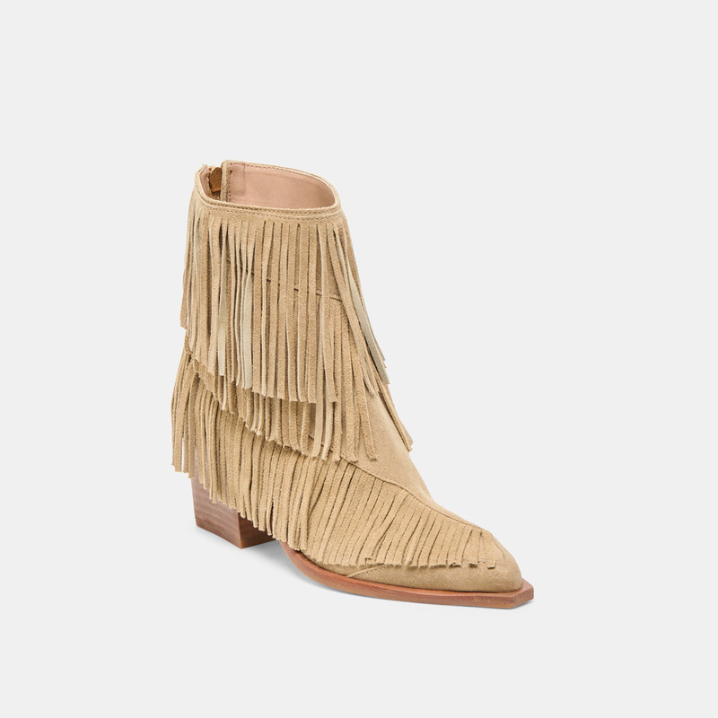 TOREY BOOTIES DK TAUPE SUEDE 3