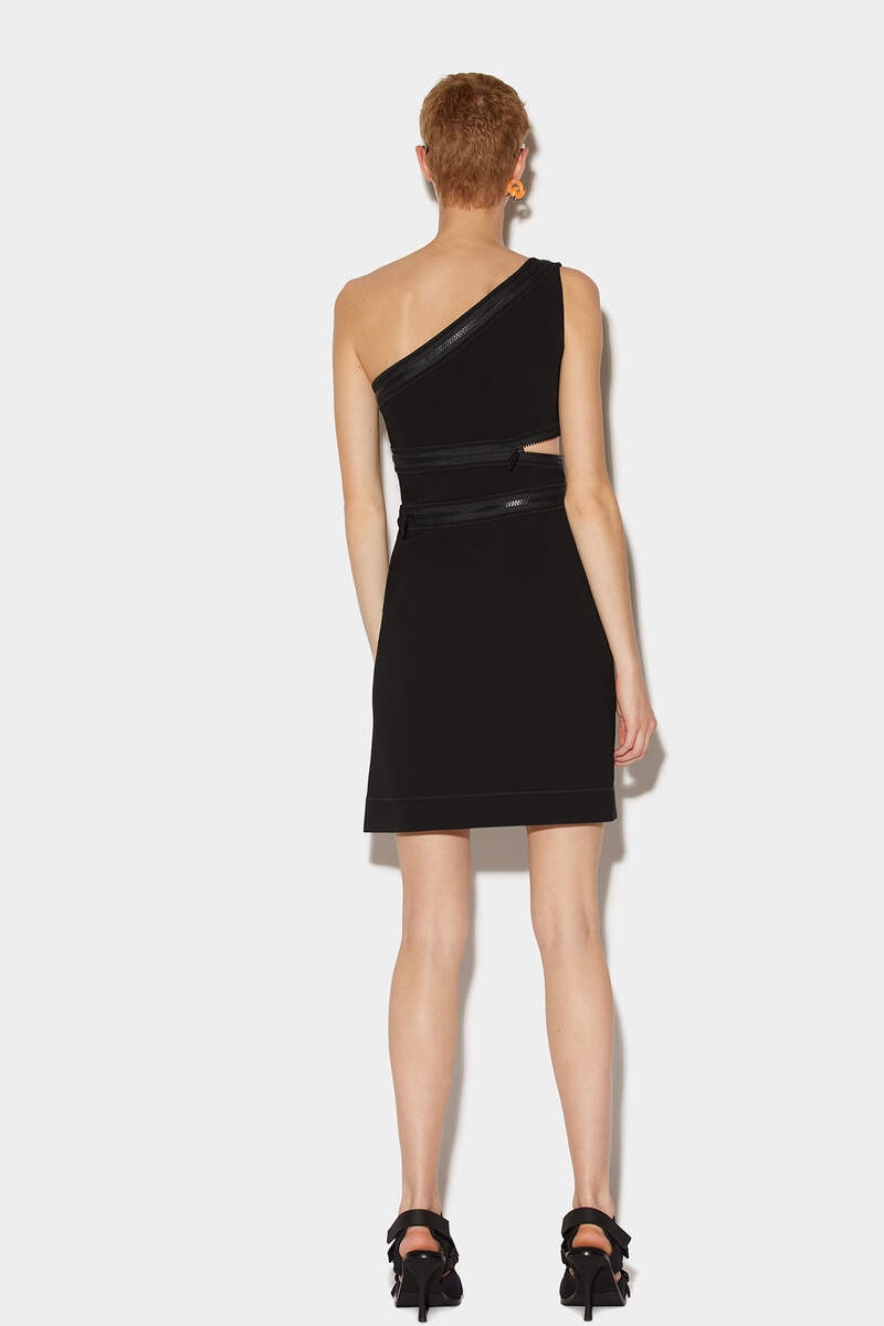 DSQUARED2 ZIP-DETAIL MINI DRESS outlook