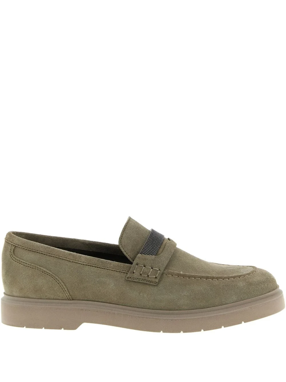 Suede Leather Loafers - 1