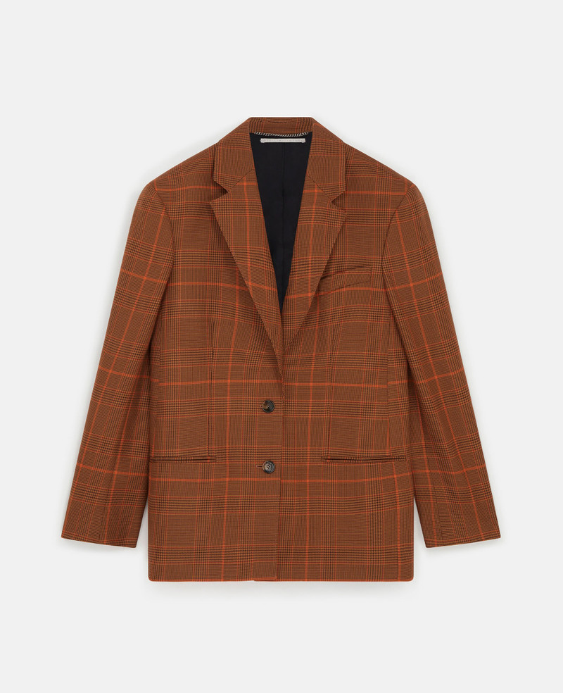Prince of Wales Check Oversized Blazer 1