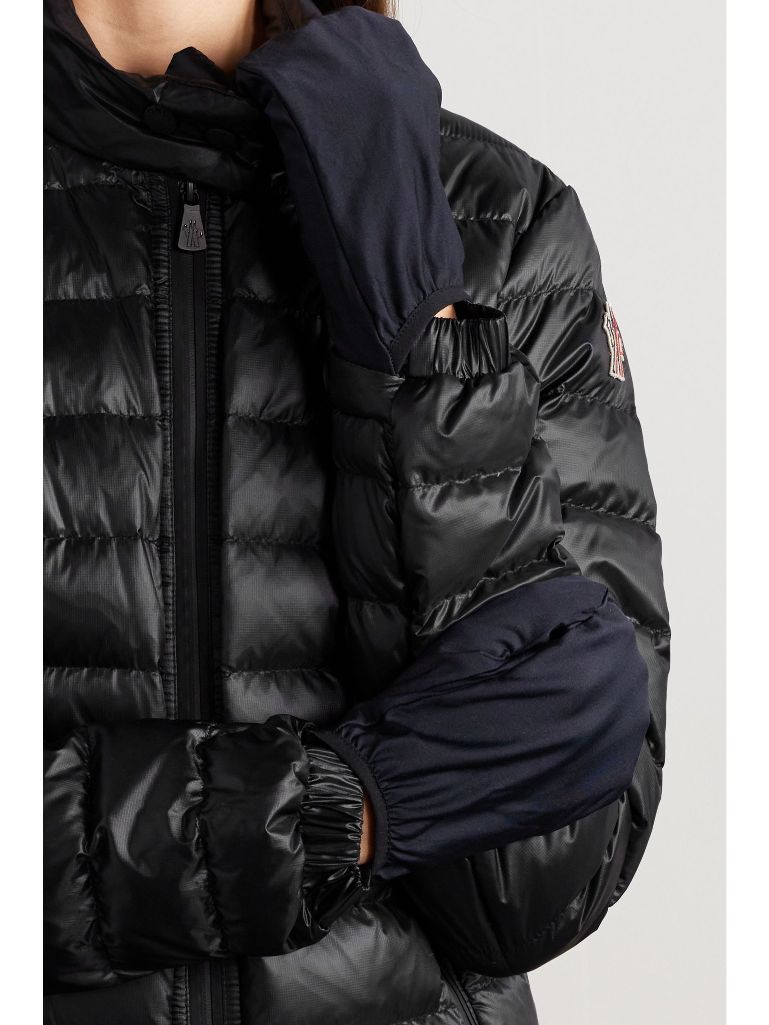 Walibi quilted ripstop down jacket Black - 6