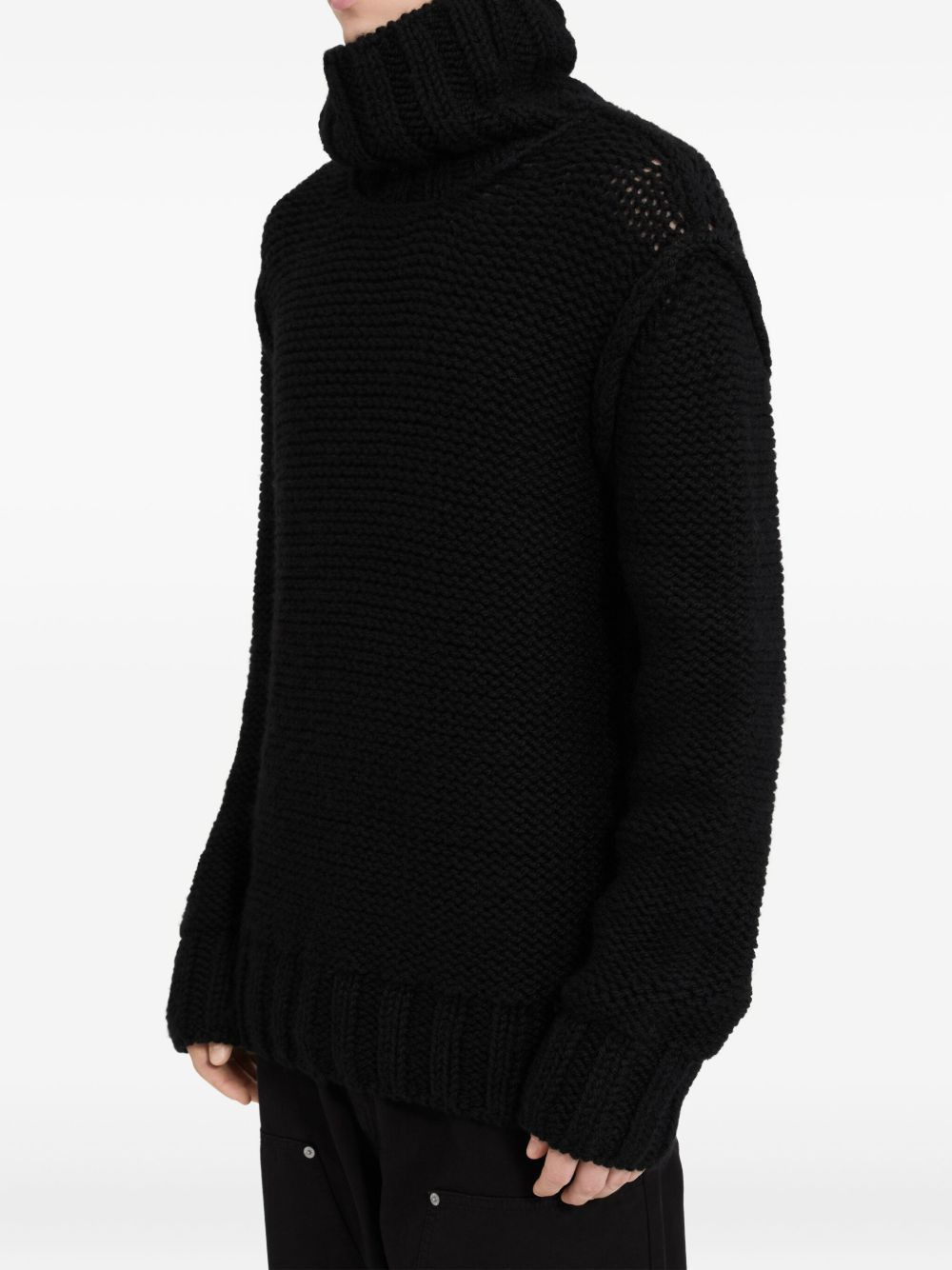 roll-neck wool sweater - 5
