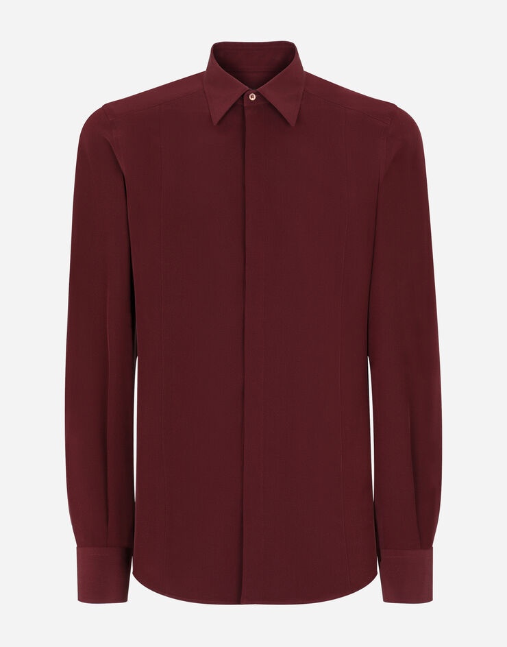 Crepe de chine gold-fit shirt - 1