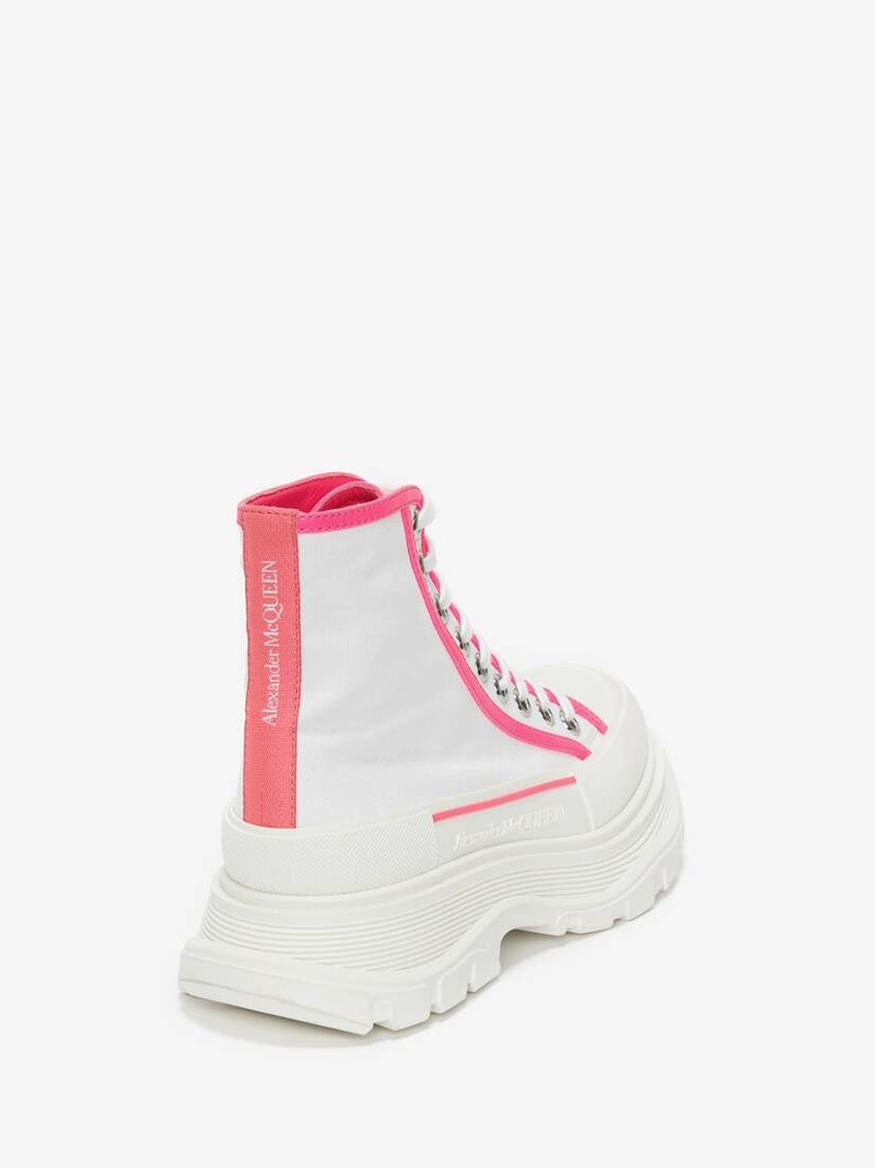 Alexander McQueen Tread Slick Boot in Hot Pink outlook