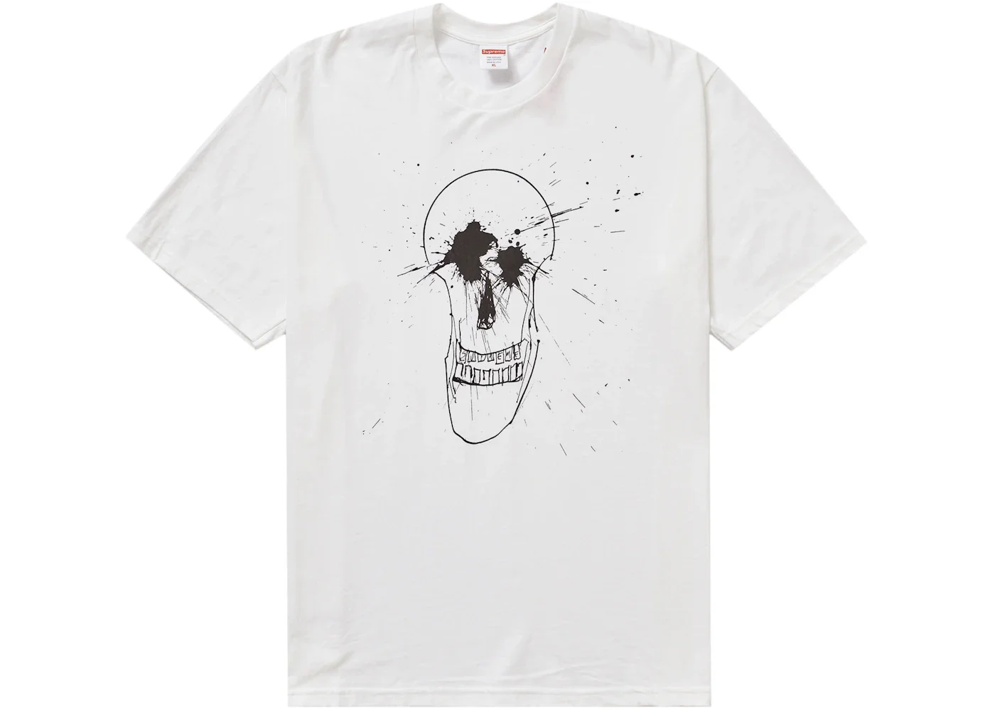 Supreme Ralph Steadman Skull Tee White - 1