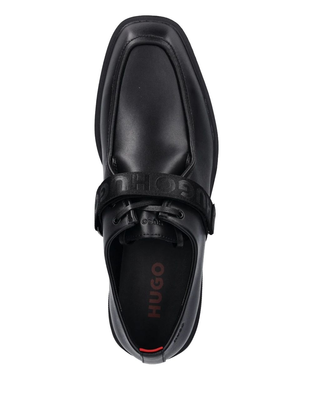 leather derby shoes - 4