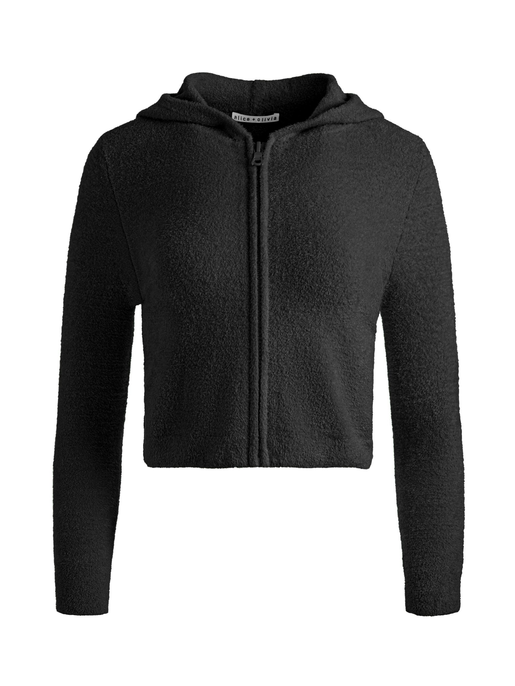 LIDELL CROPPED ZIP UP HOODIE - 1