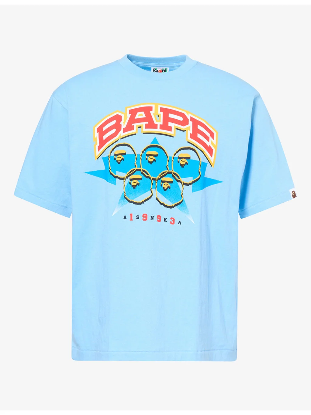 Bape Twin Sta Graphic-Print Cotton T-Shirt - 1