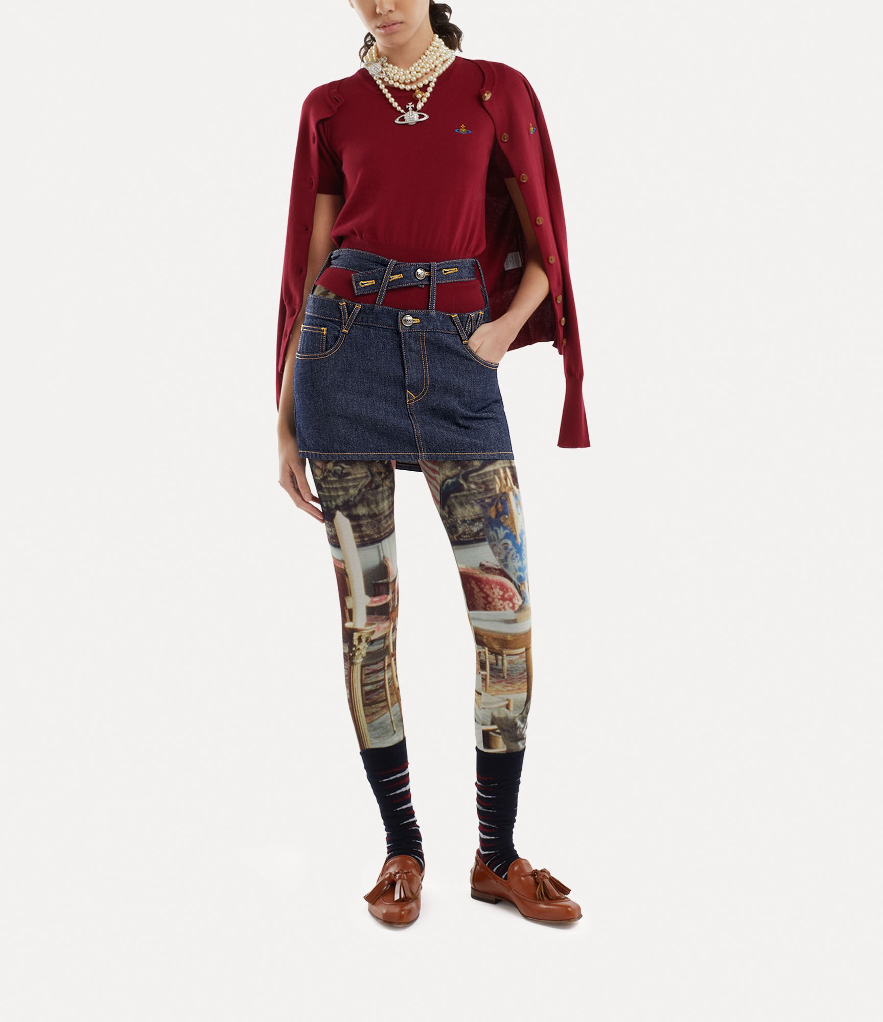DOUBLE WAISTBAND FOAM SKIRT - 3