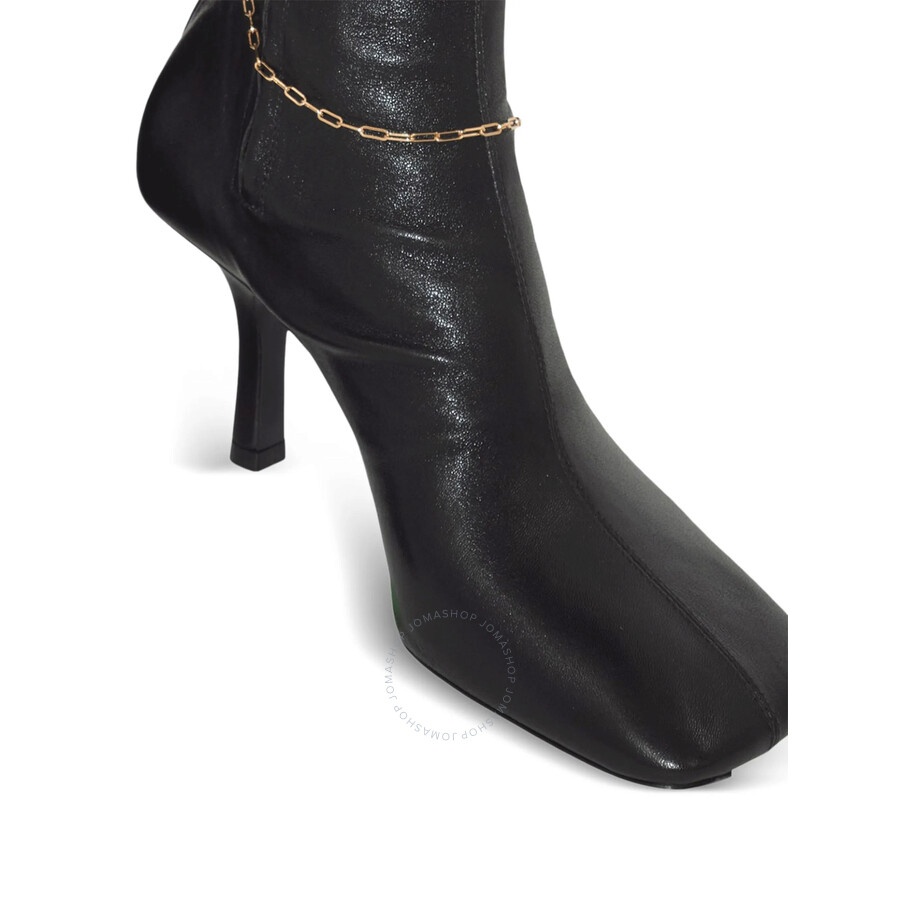Burberry Leather Slinky Legging Low Boots - 2