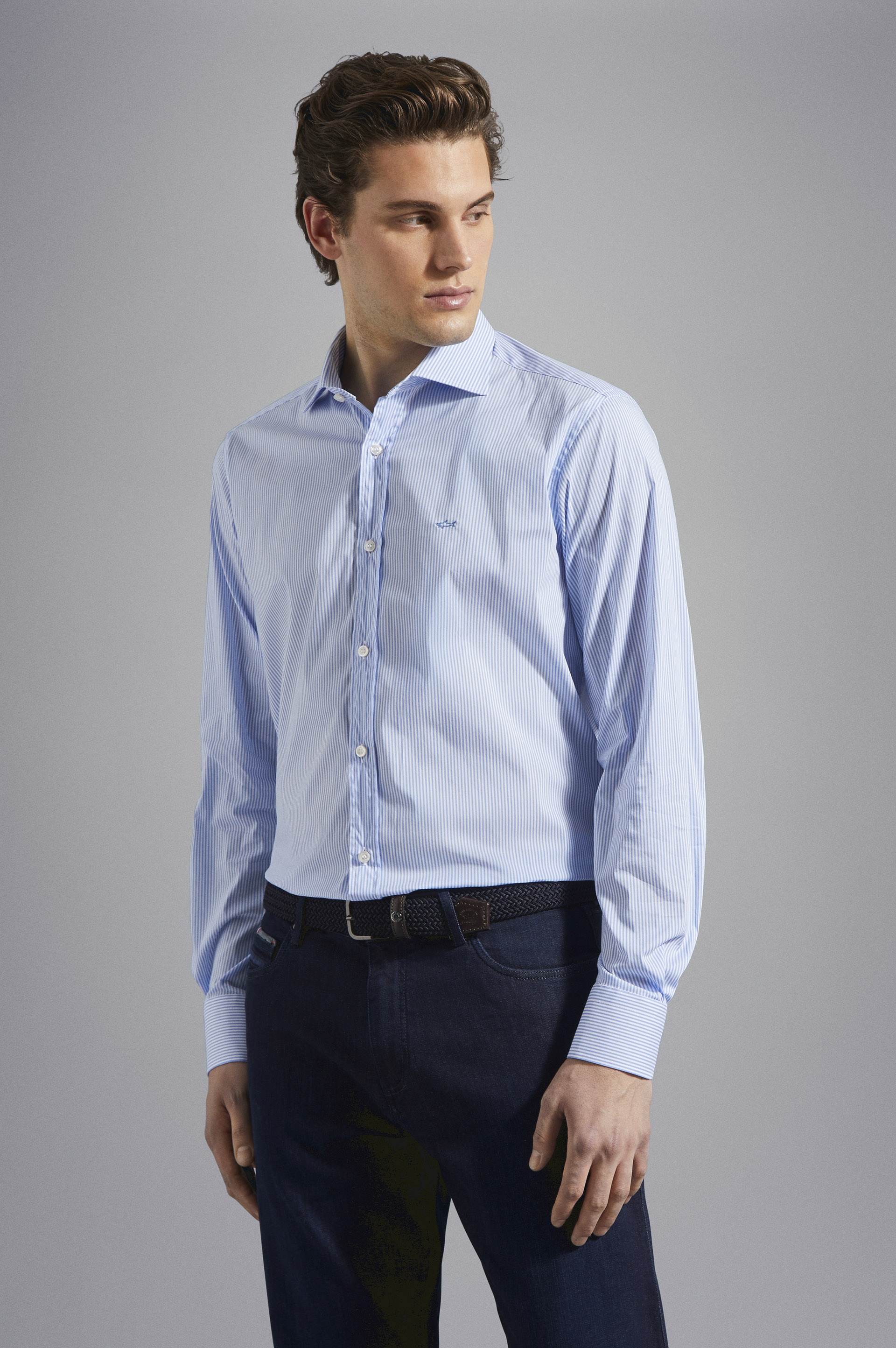 STRETCH COTTON SHIRT - 6