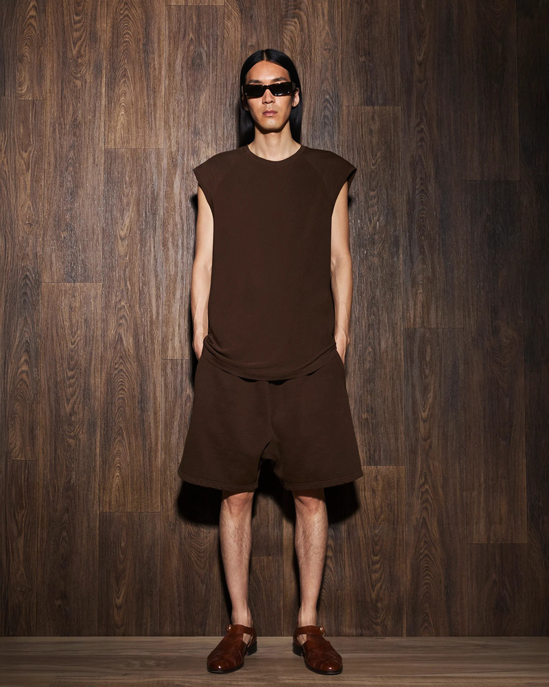 entire studios CUT OFF TANK BRUNETTE outlook