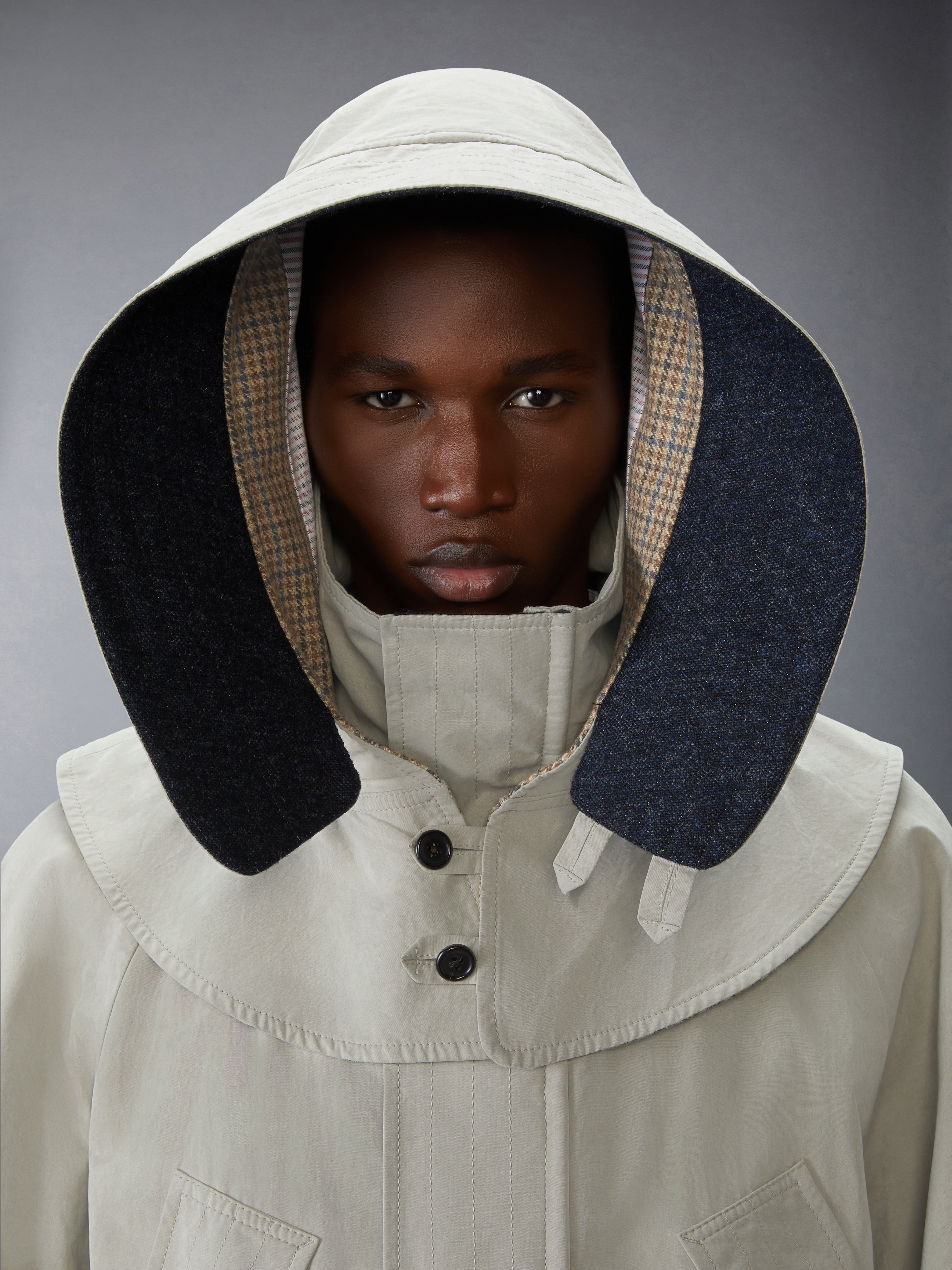 WAXED TECH HOODED PARKA - 12