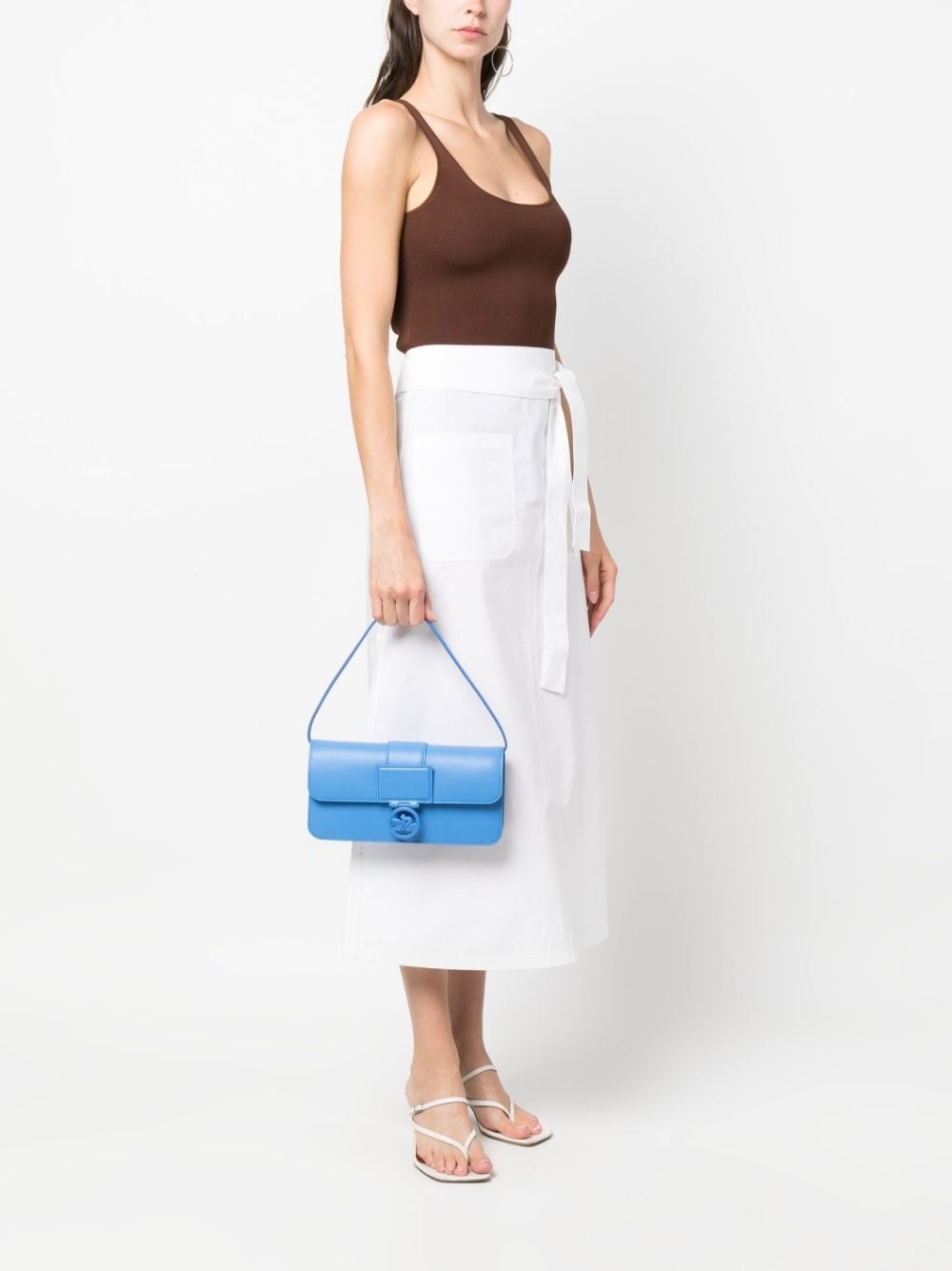 medium Box-Trot leather shoulder bag - 2