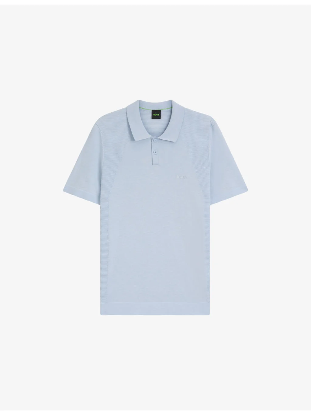 Brand-Print Regular-Fit Cotton-Blend Polo Shirt - 1