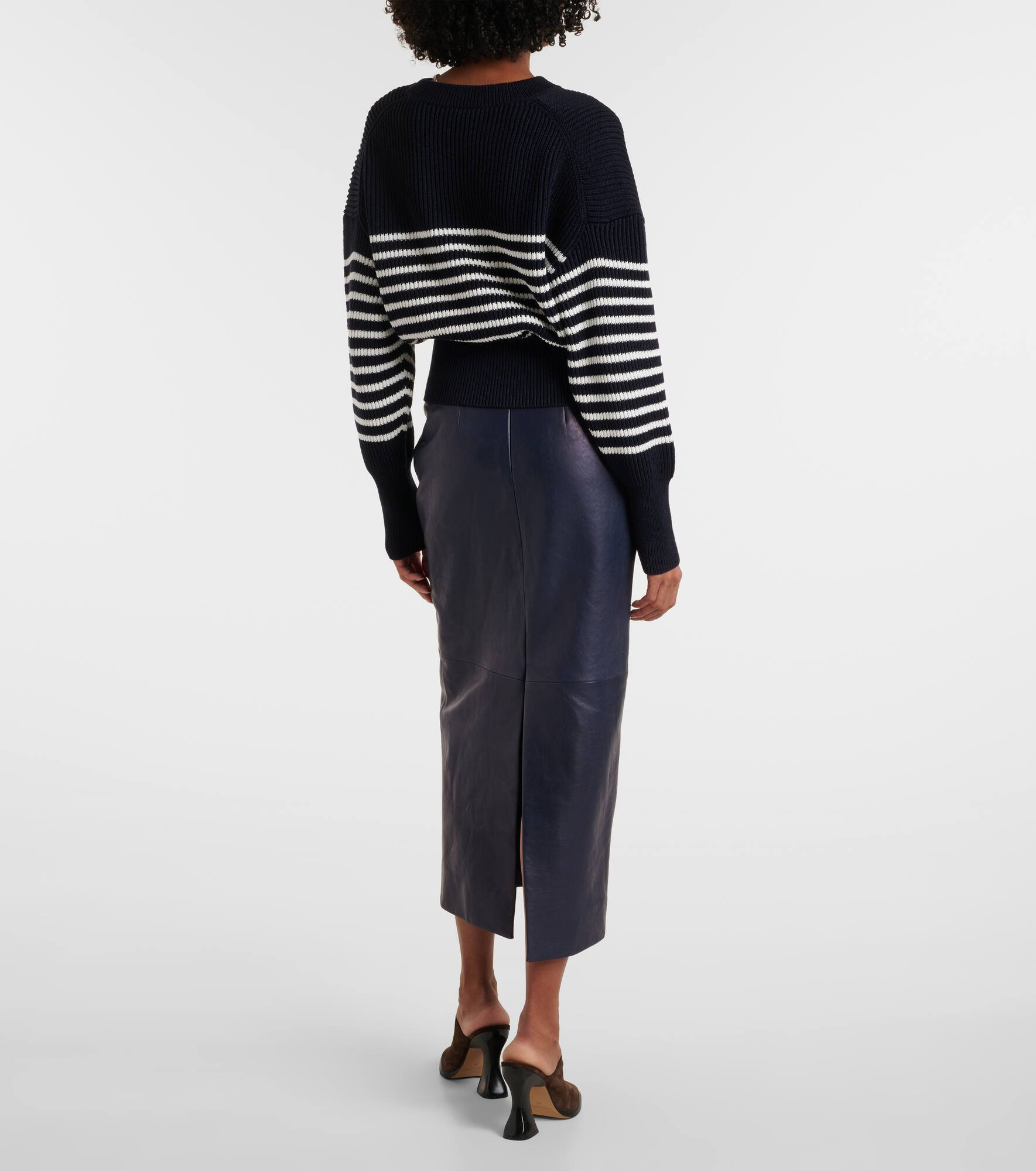 Tanessa striped cotton sweater - 3