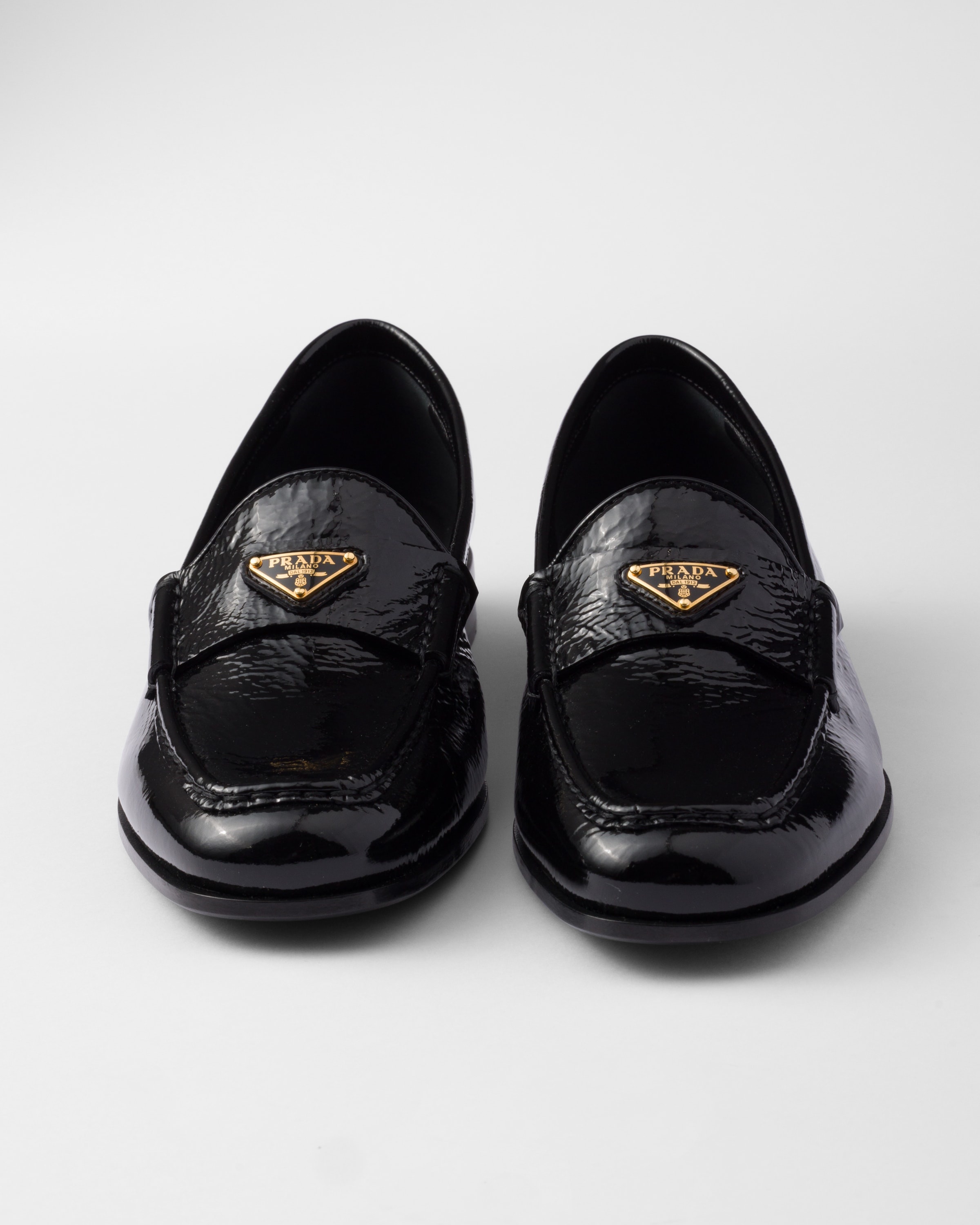 Naplak patent leather loafers - 5