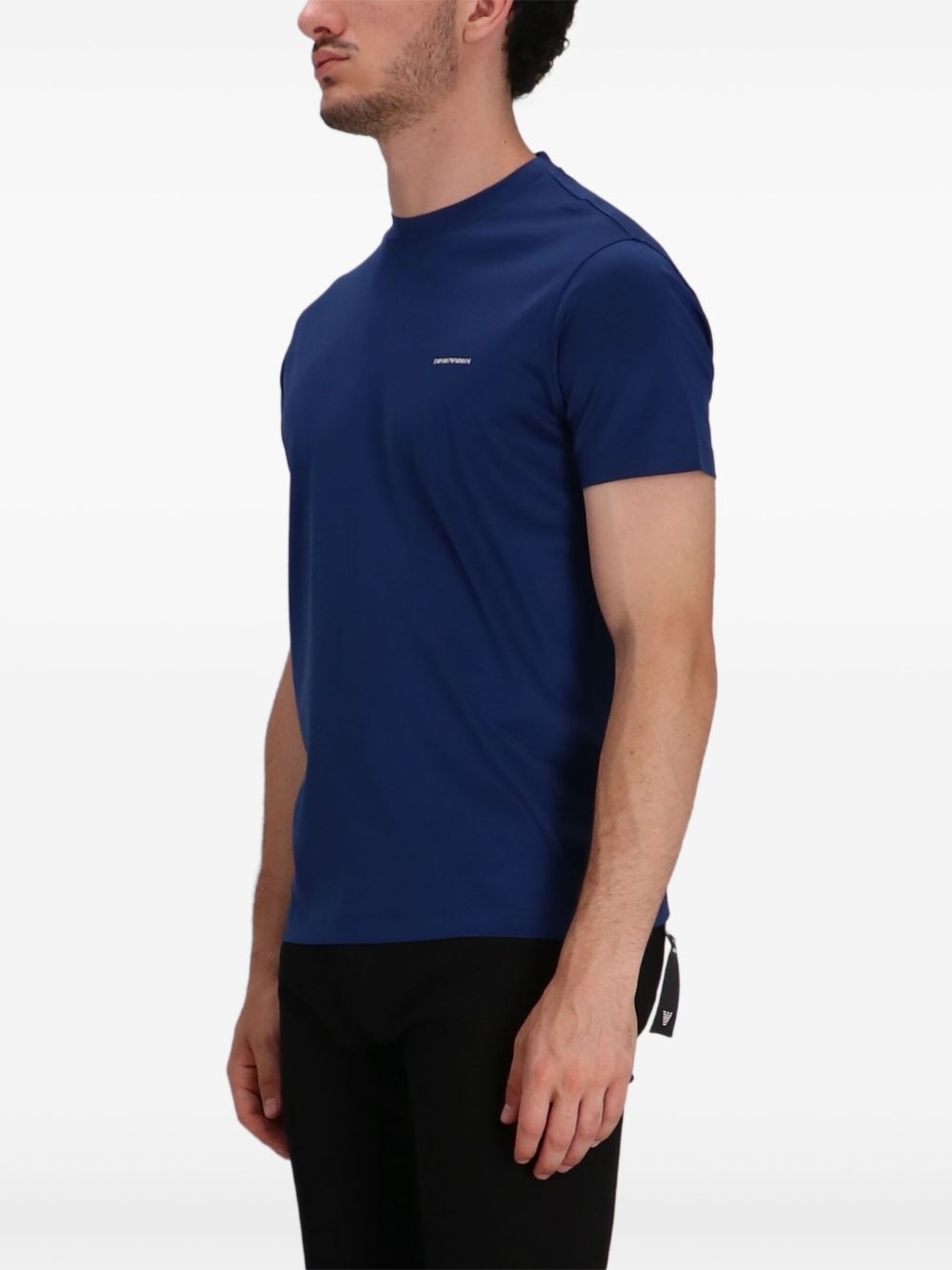 logo-detail crew-neck T-shirt - 3