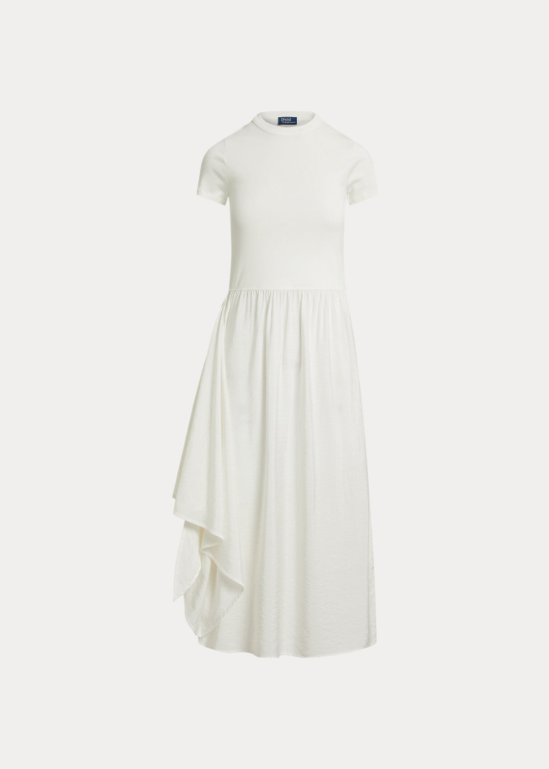 Faux-Wrap Tee Dress 1