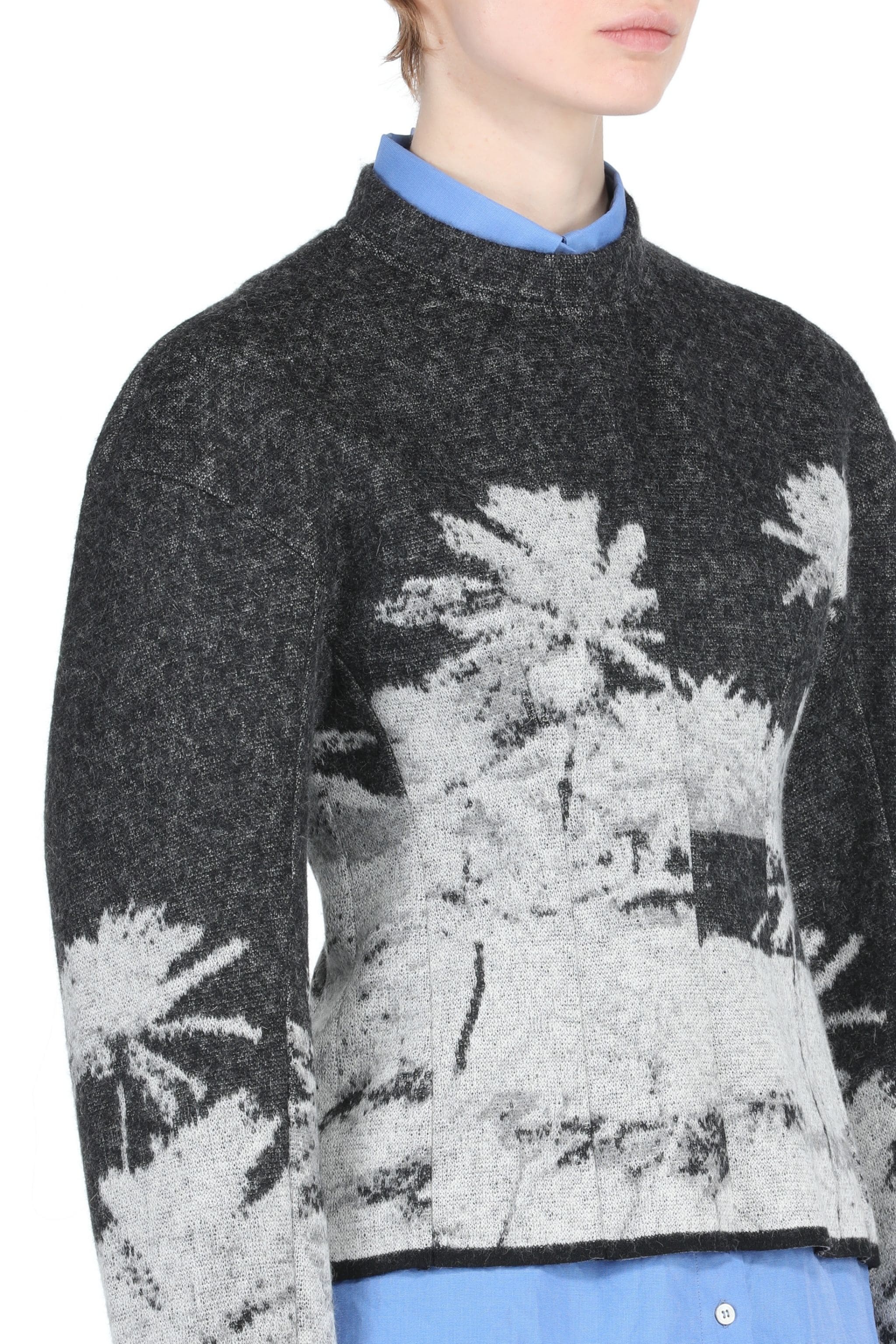 PALM TREE-JACQUARD SWEATER - 5