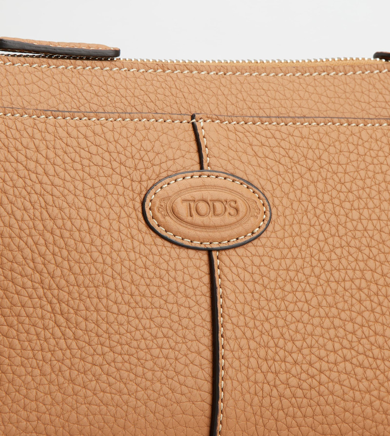 TOD'S DI BAG SHOULDER BAG IN LEATHER MINI - BROWN 5