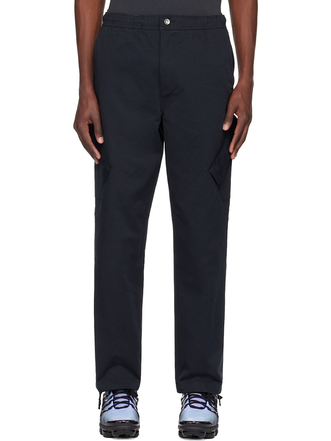 Black Chicago Cargo Pants - 1