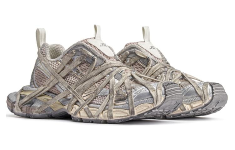 Balenciaga 3XL Extreme Lace sneakers 'Light Beige Mesh and Polyurethane' 778698W3XLL9191 - 4